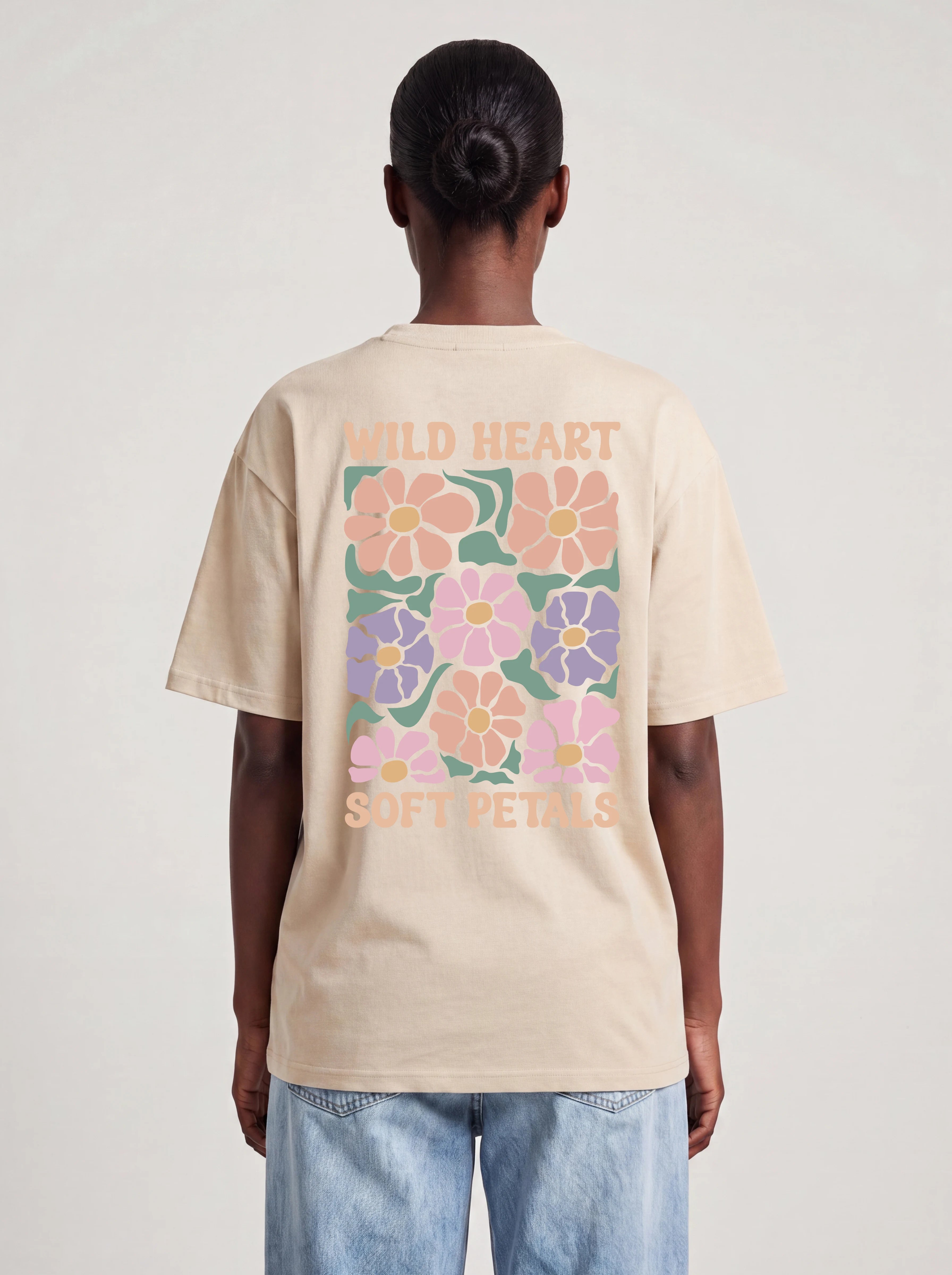 Wild Heart Soft Petals Oversized Shirt