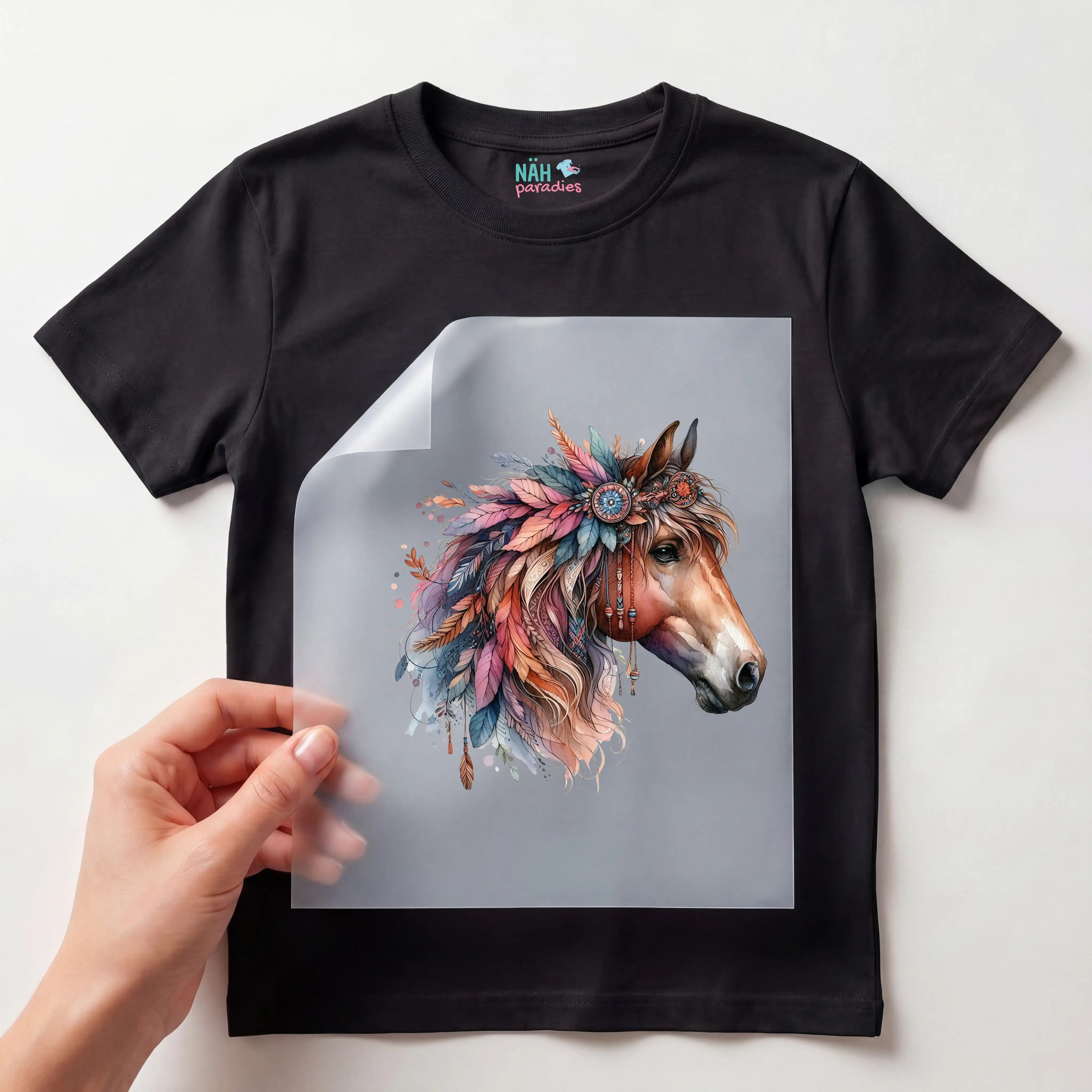 Bügelbild Boho Pferd Earth Spirit