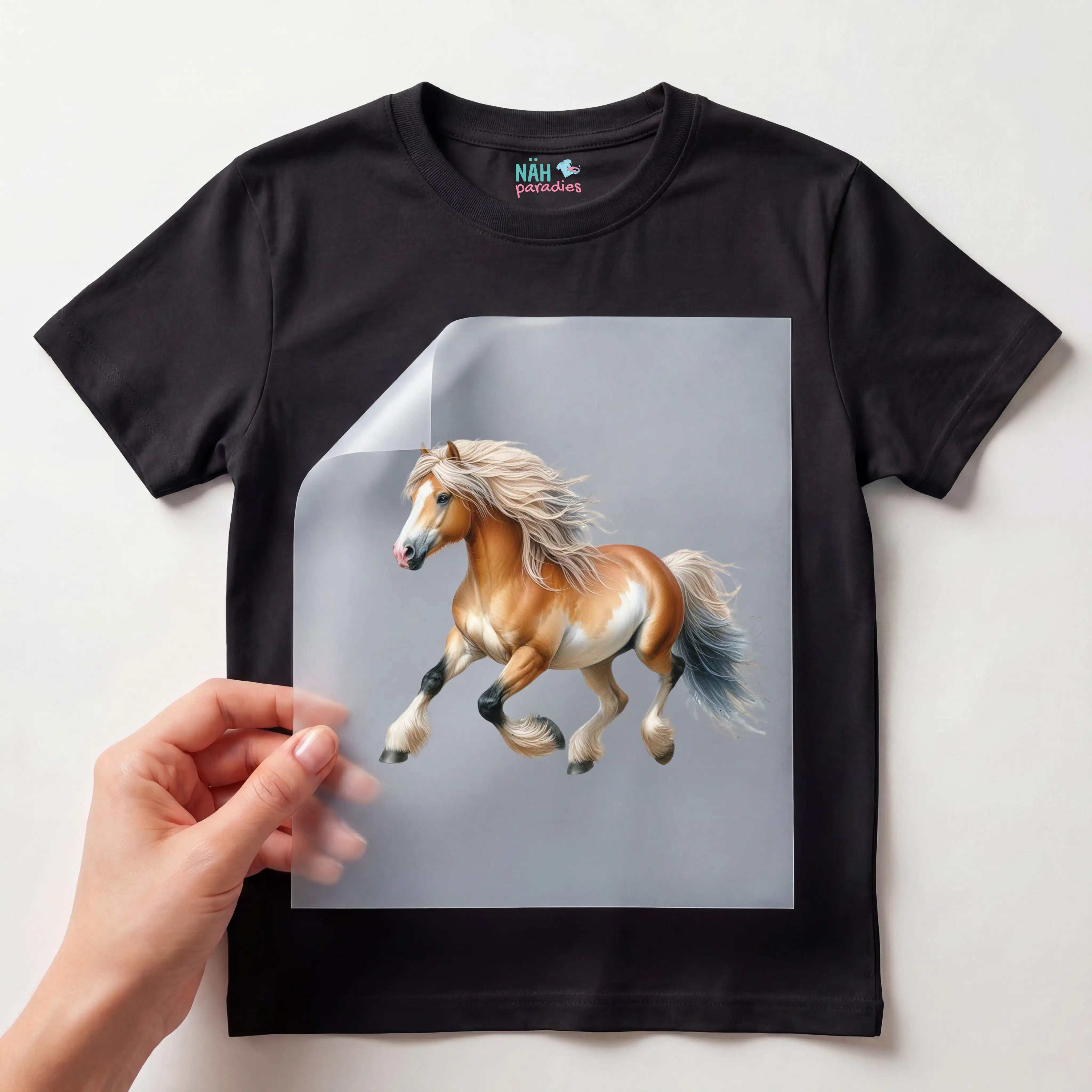 Bügelbild Pferd Haflinger
