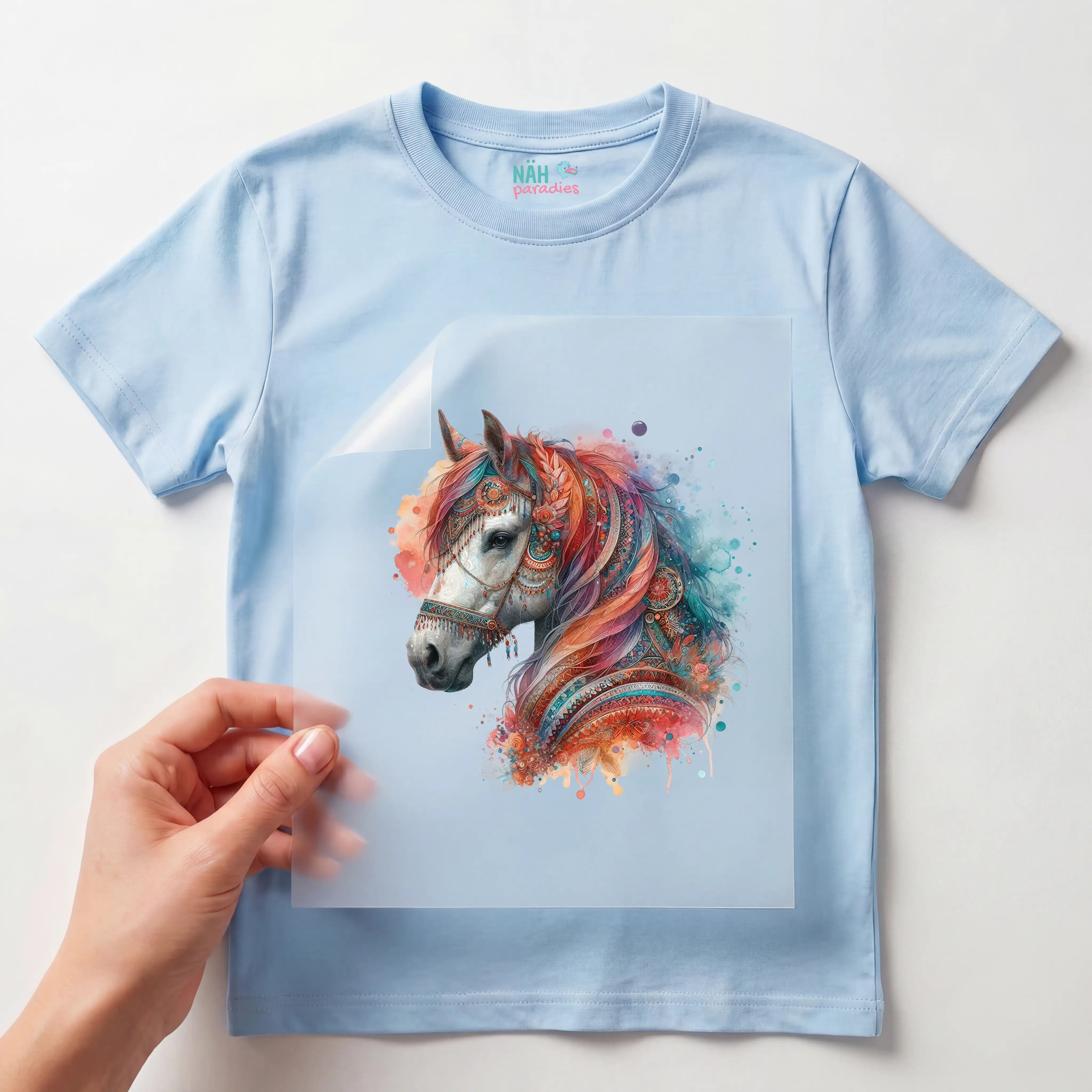 Bügelbild Boho Pferd Colorful Soul