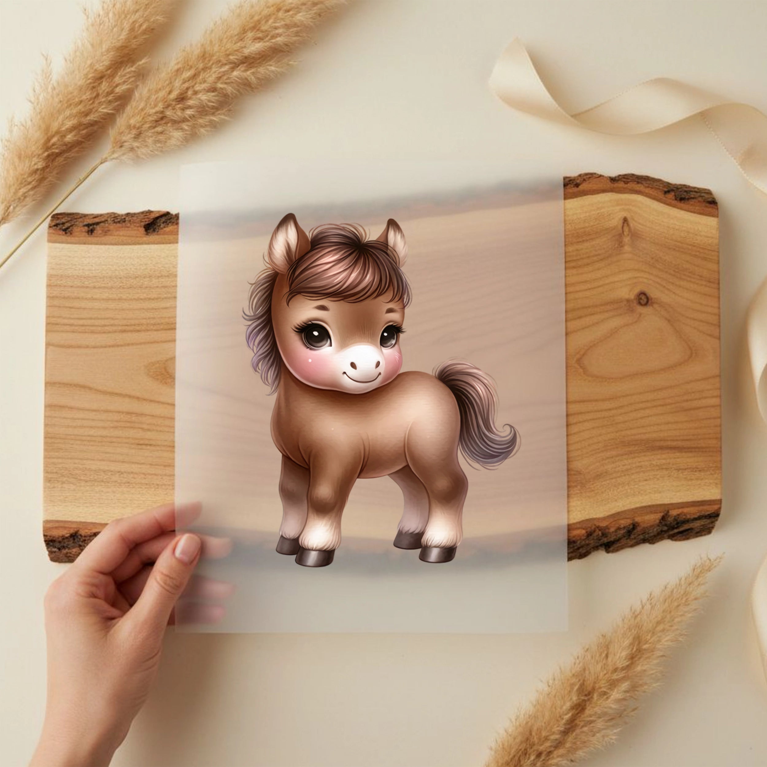 Bügelbild Pony Lisa