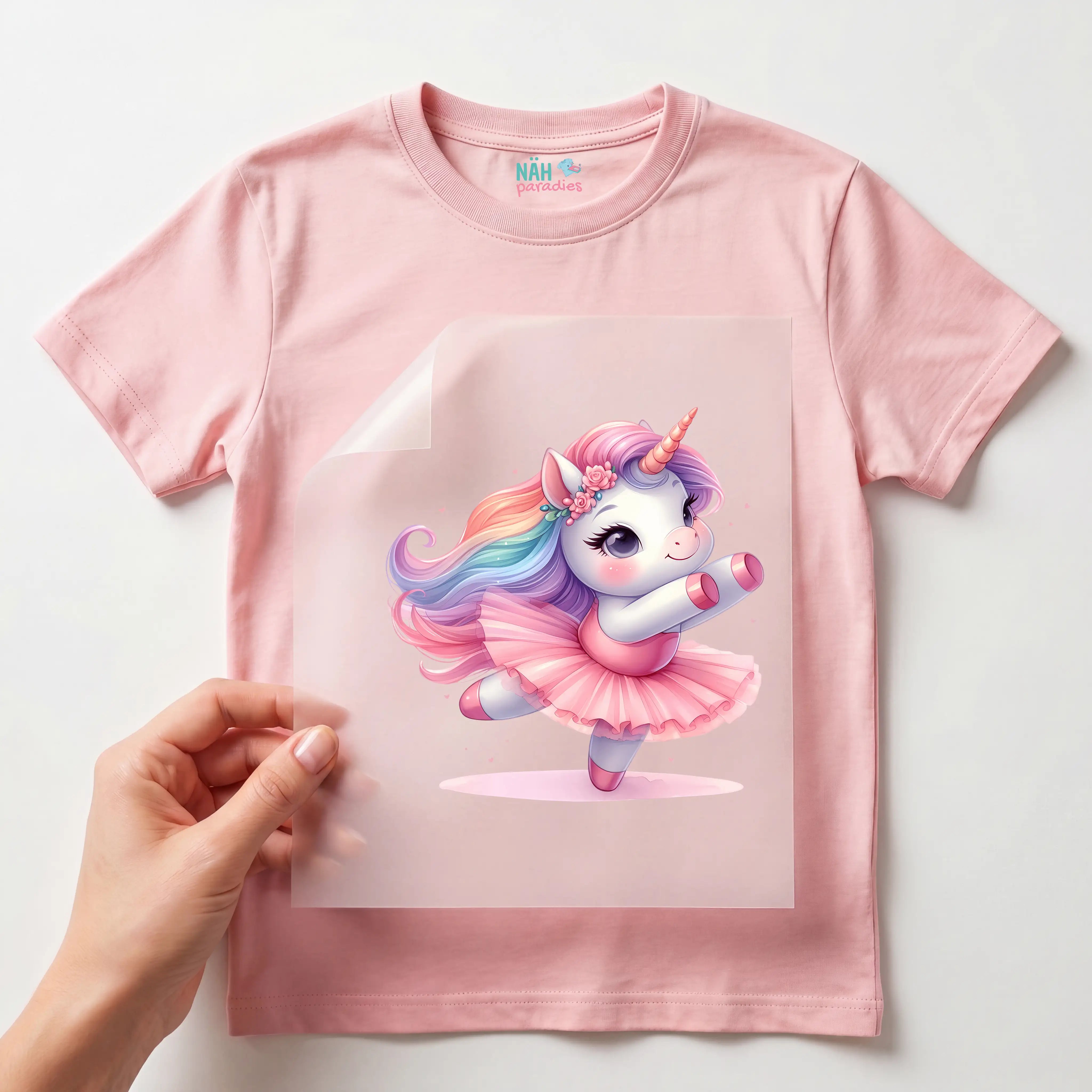 Bügelbild Ballett Einhorn