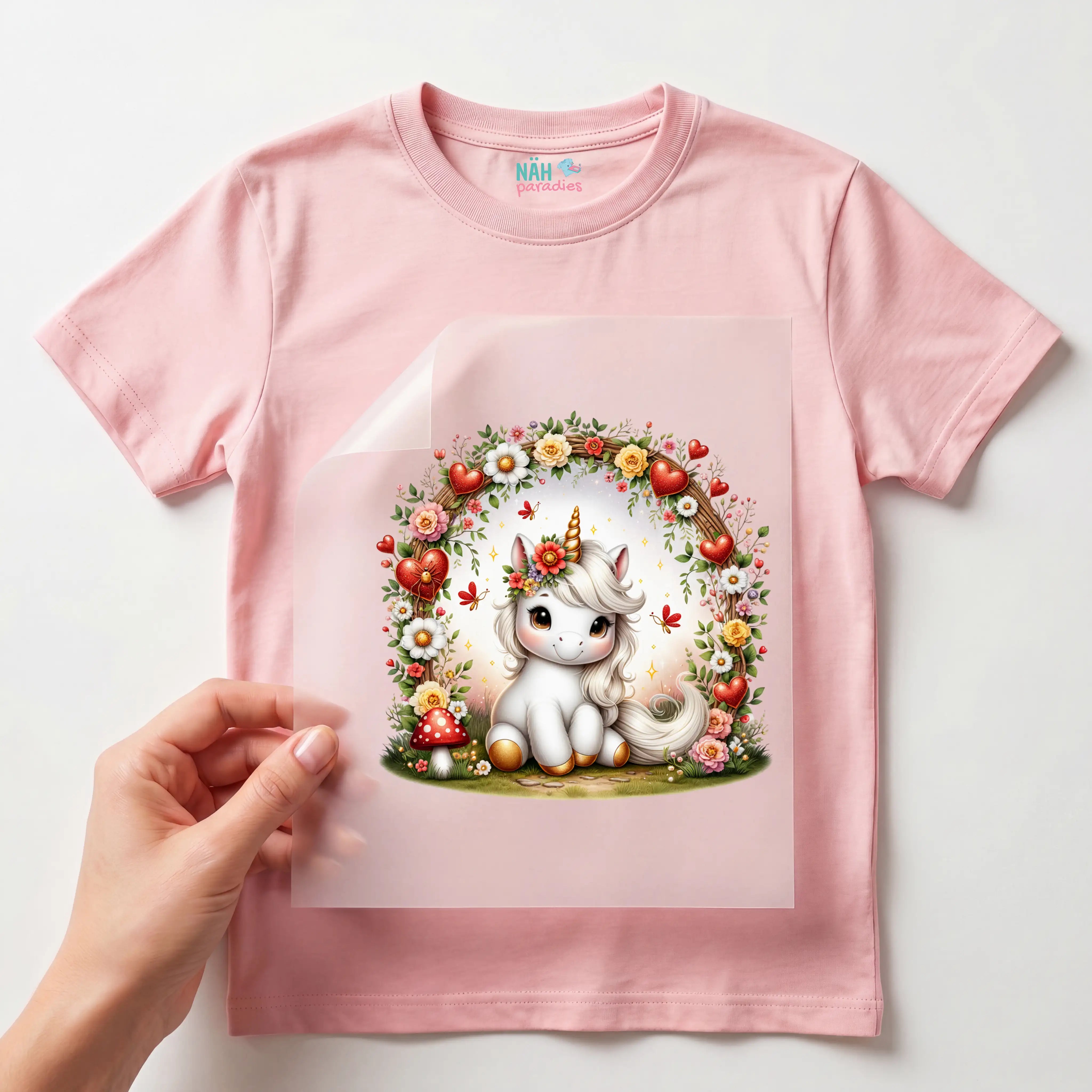 Bügelbild Einhorn Aurelias Naturzauber