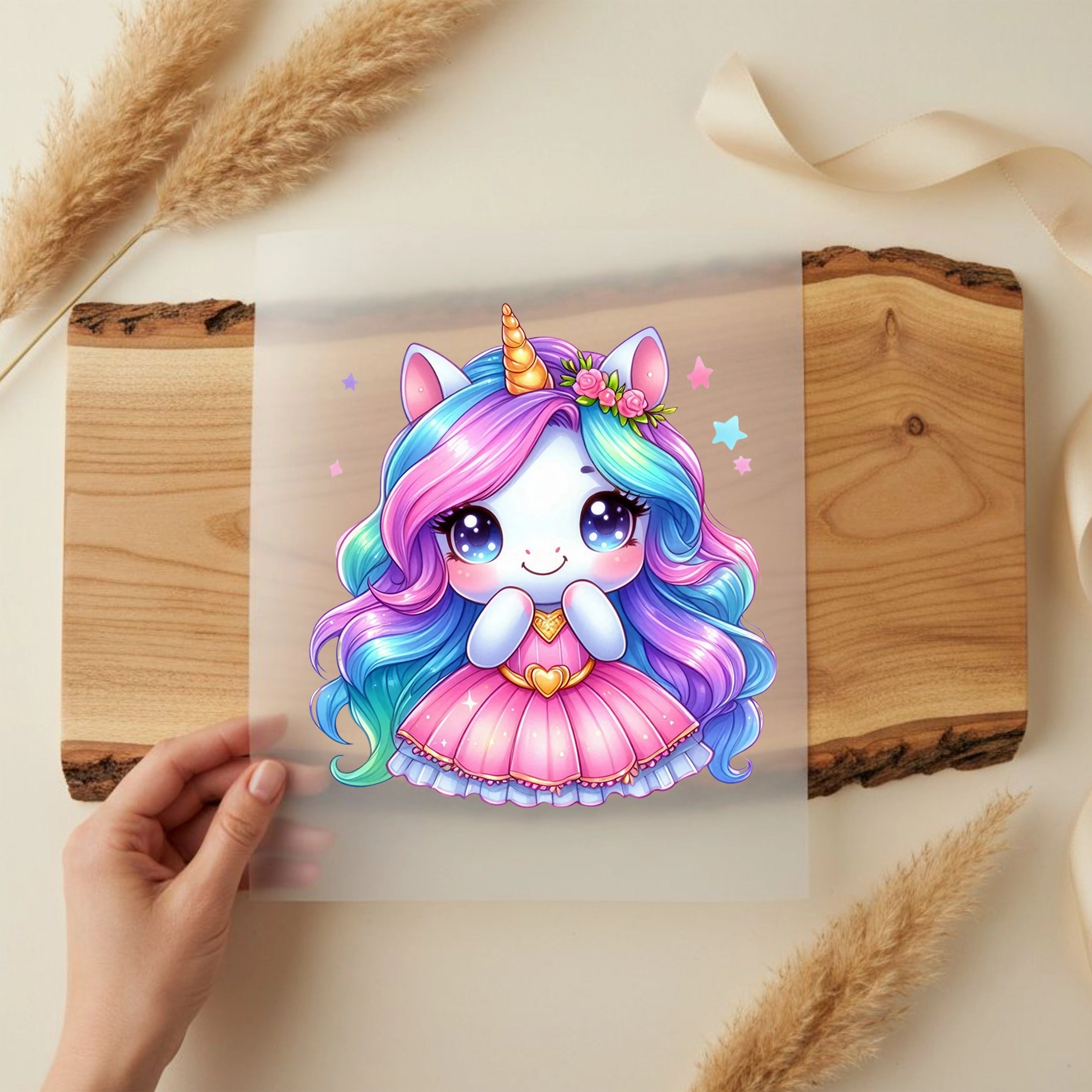 Bügelbild Einhorn Joy Glitzerträumchen