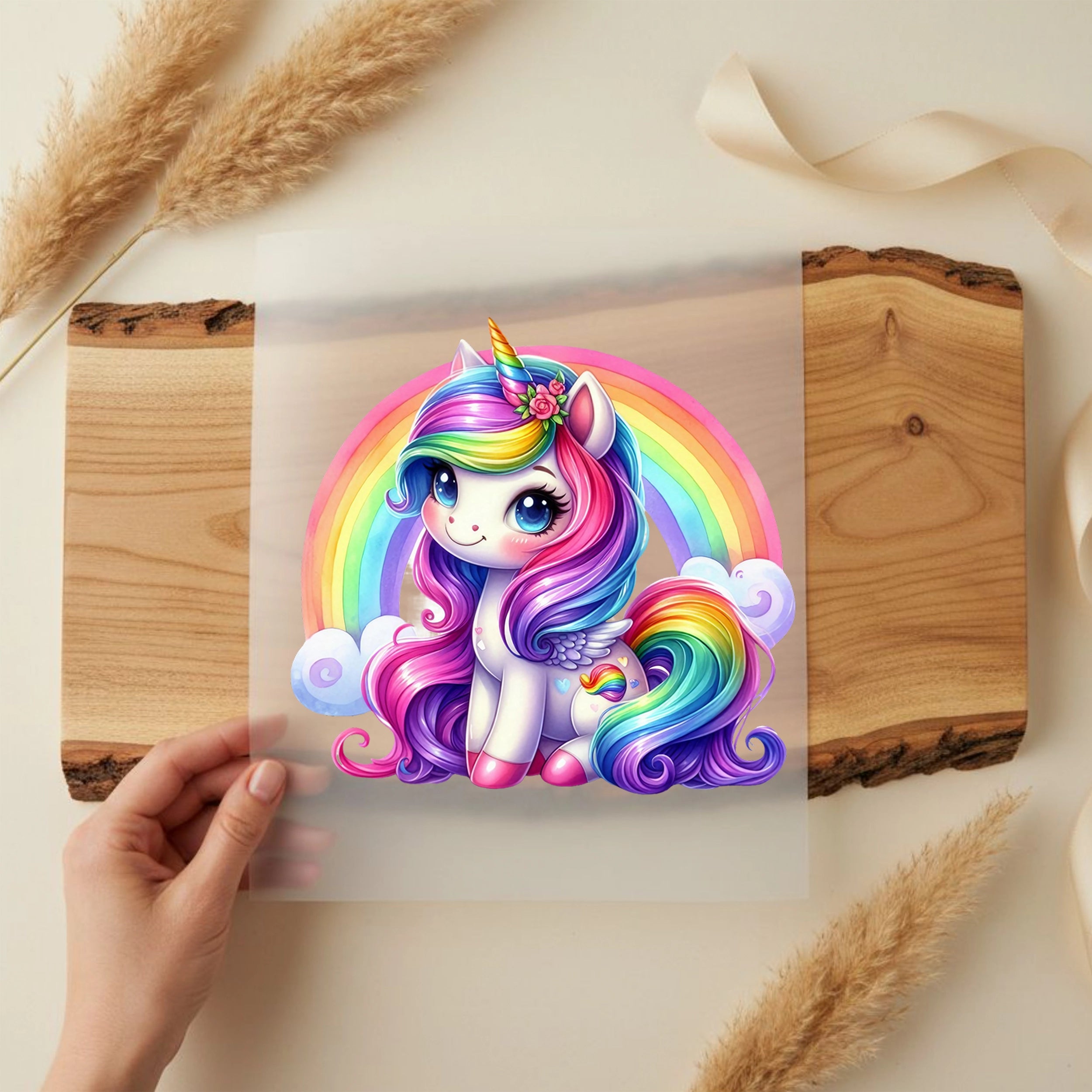 Bügelbild Einhorn Zoey Magiebogen