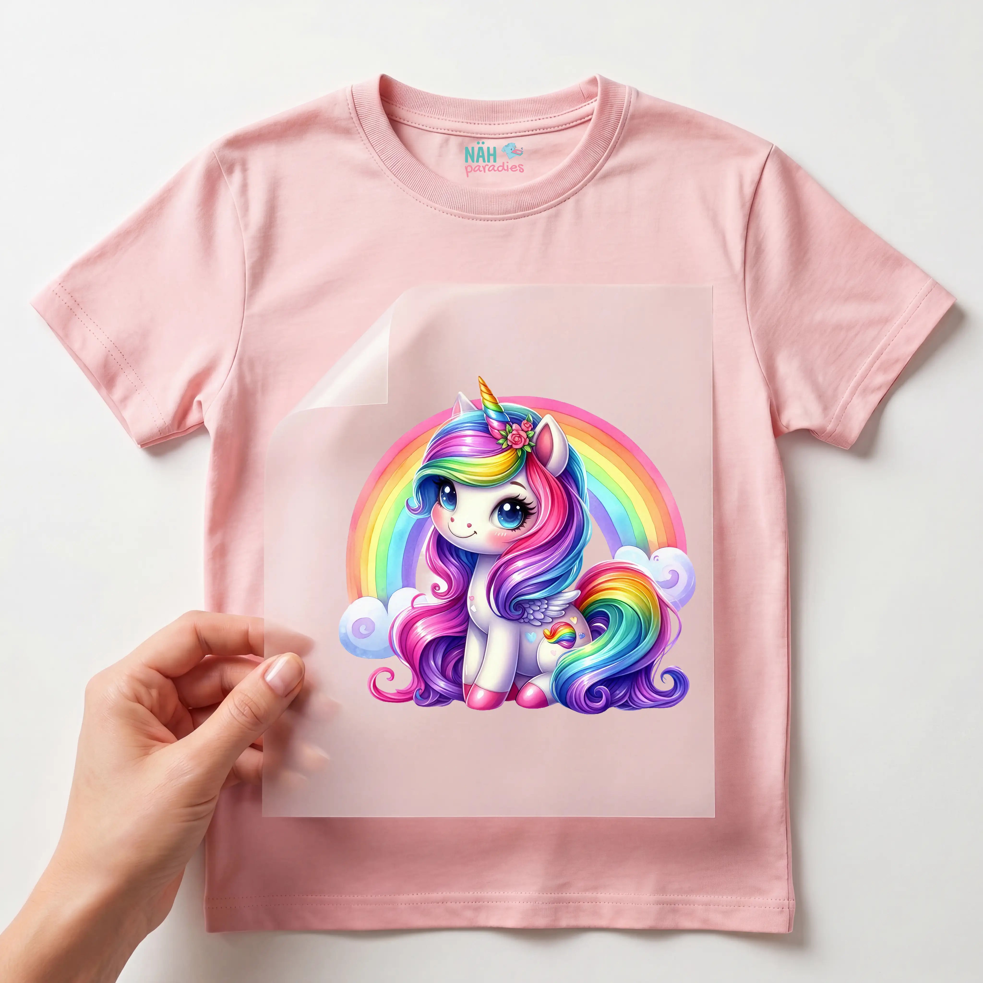 Bügelbild Einhorn Zoey Magiebogen