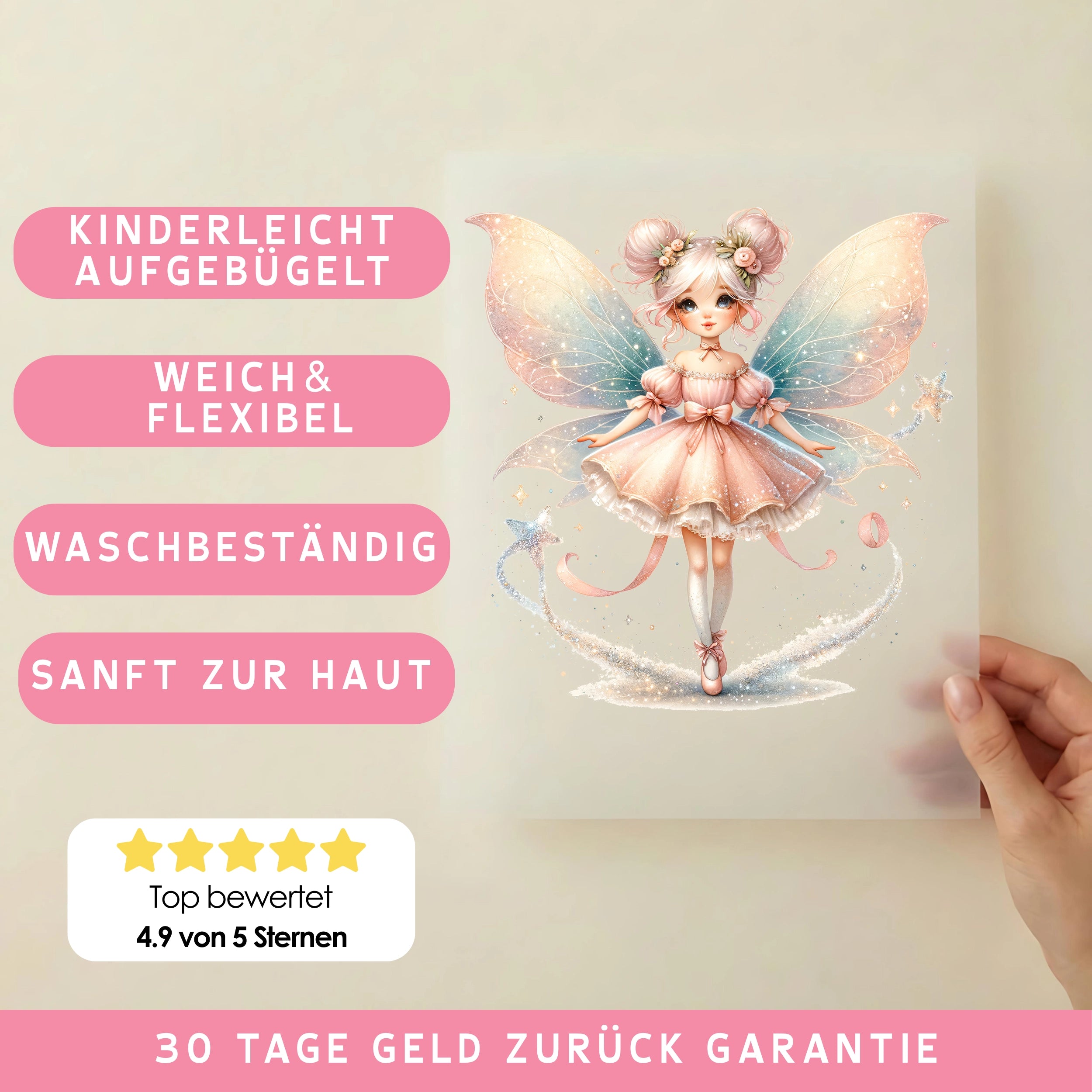 Bügelbild Zauberhafte Fee Mirabella