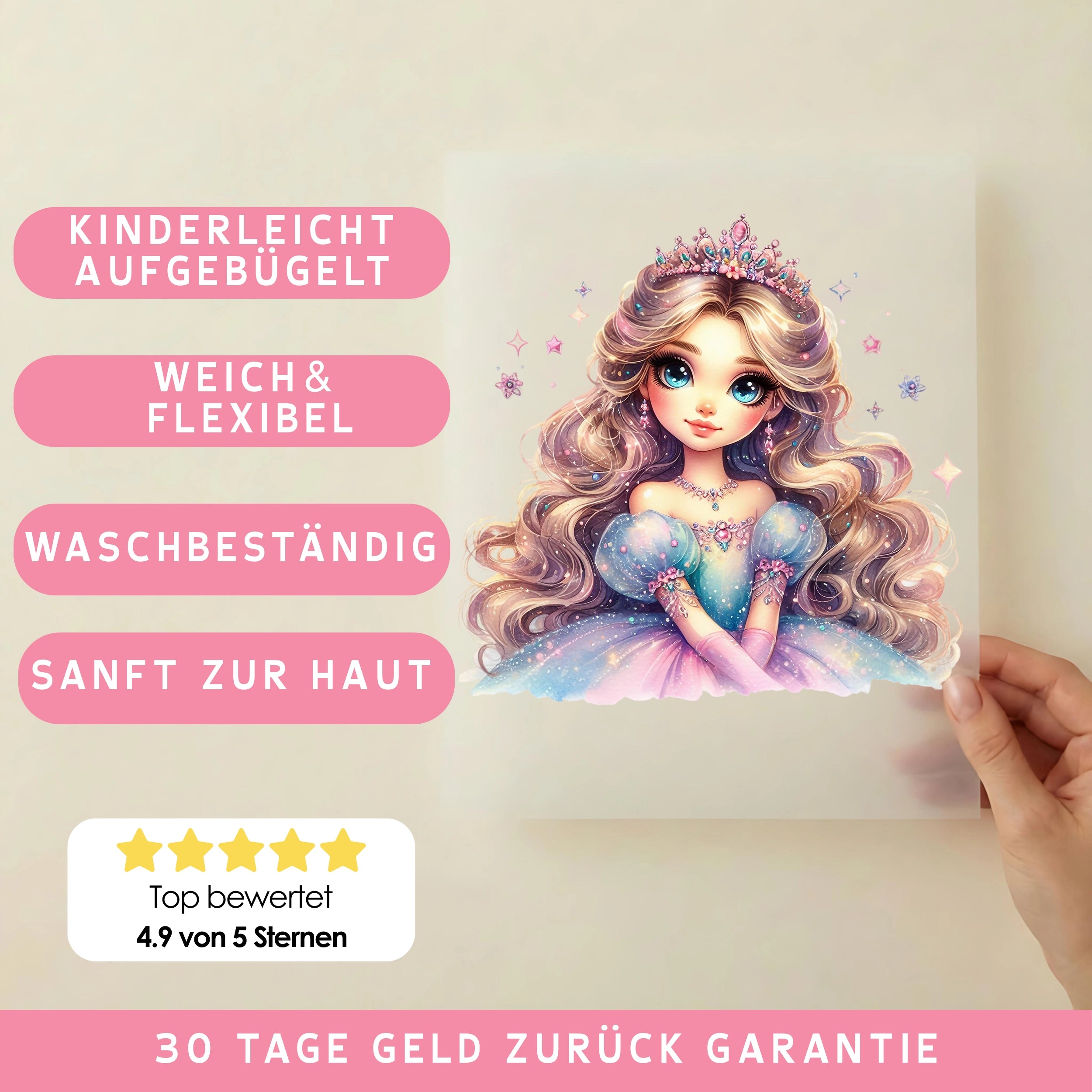 Bügelbild Prinzessin Elodie - Glanz der Galaxie