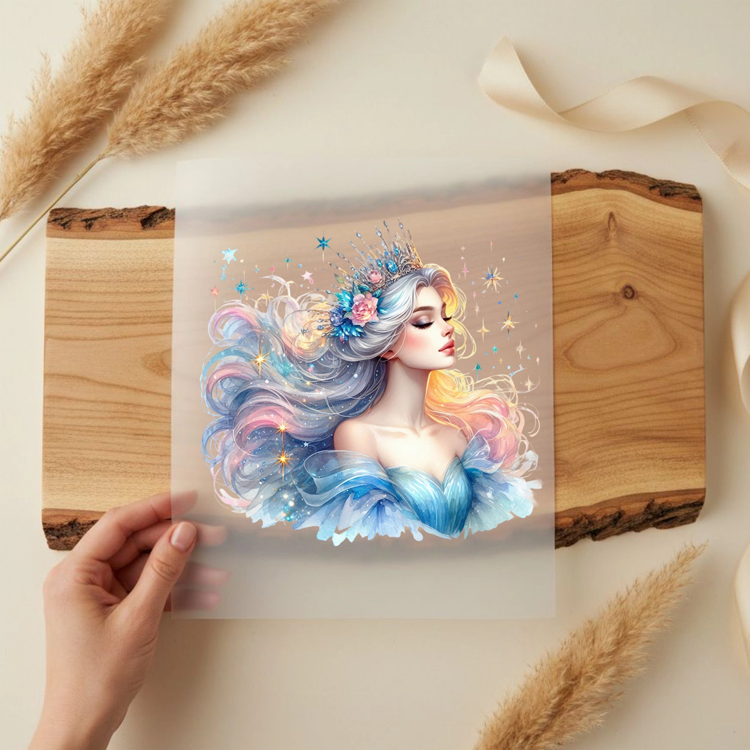 Bügelbild Prinzessin Glanzherz