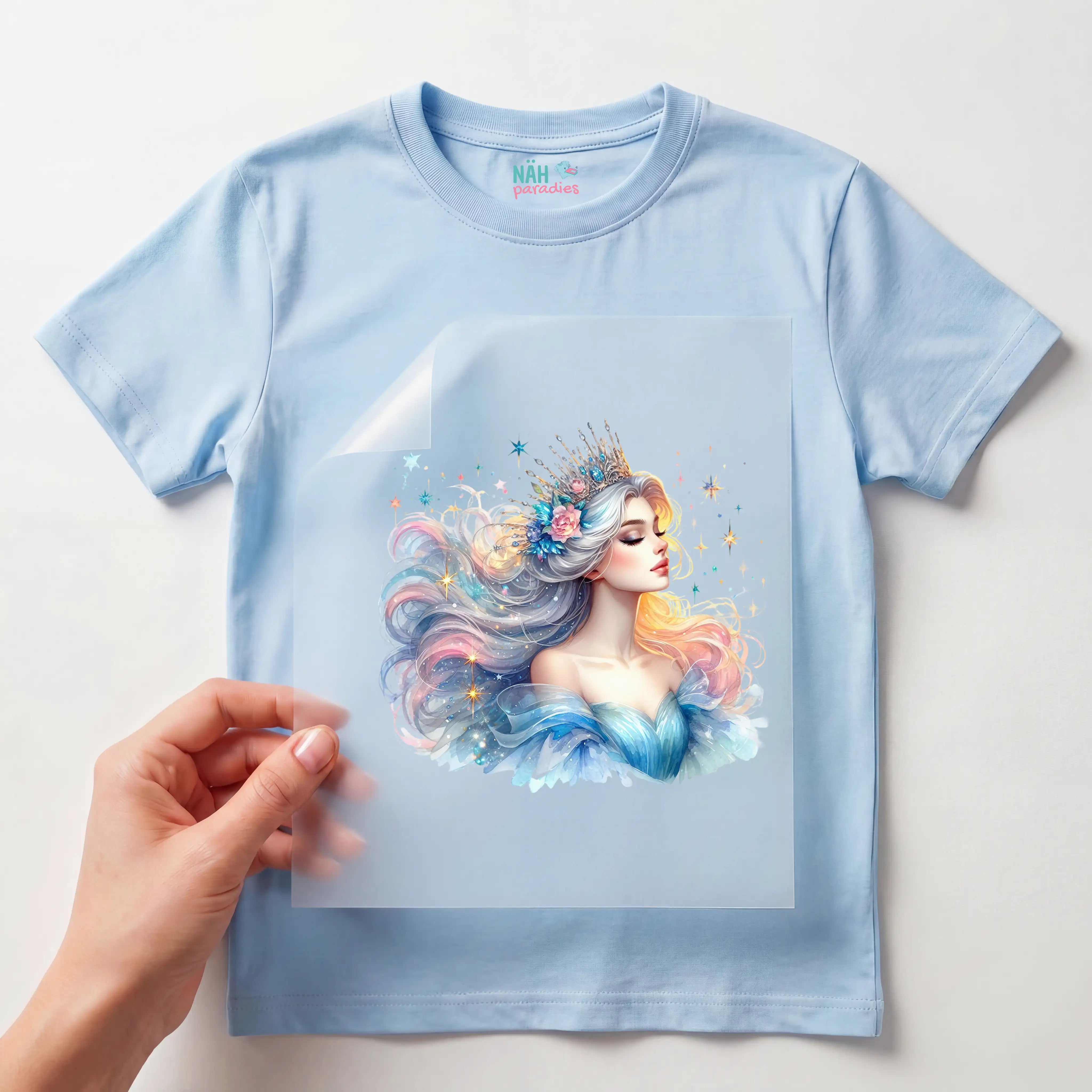 Bügelbild Prinzessin Glanzherz