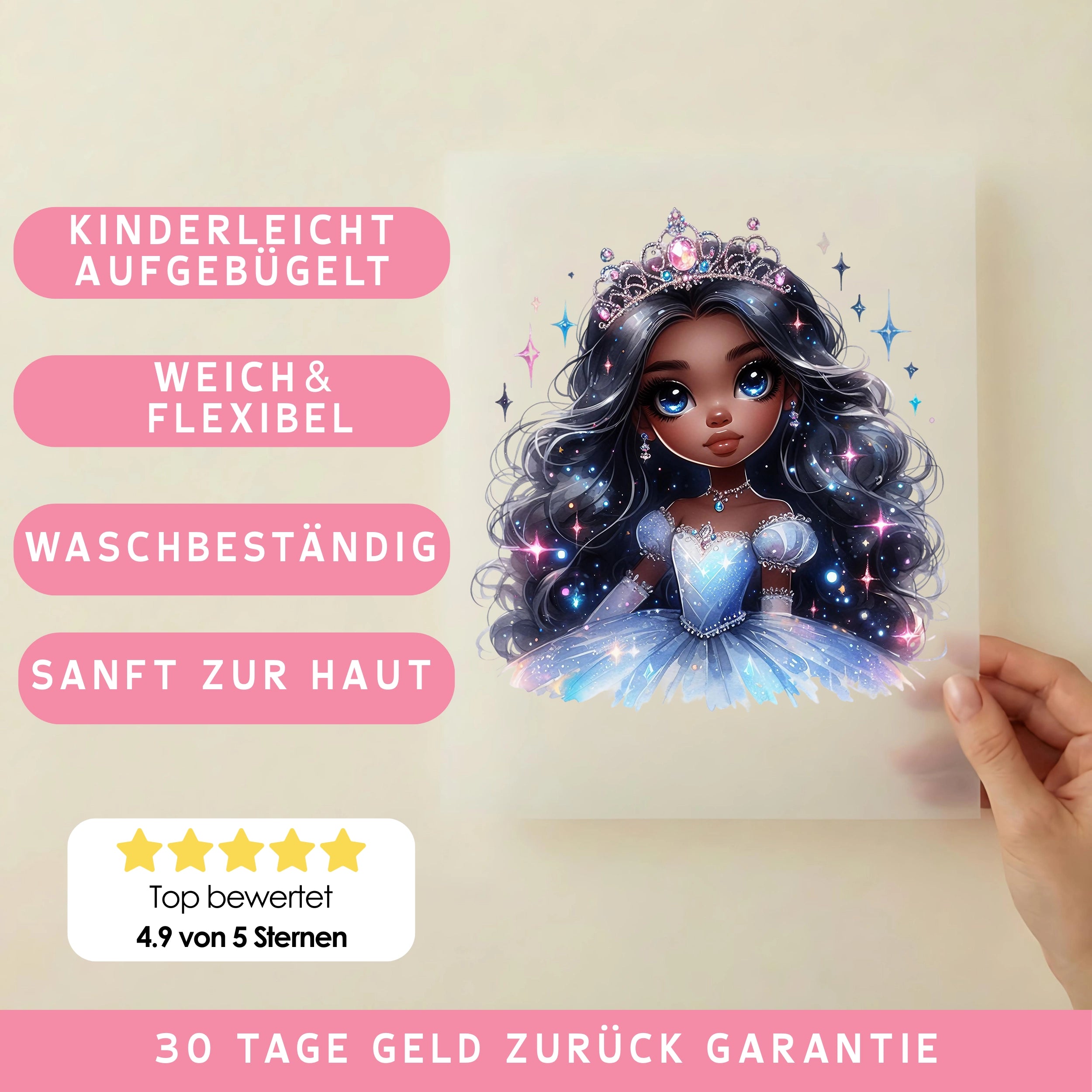 Bügelbild Prinzessin Traumkristall