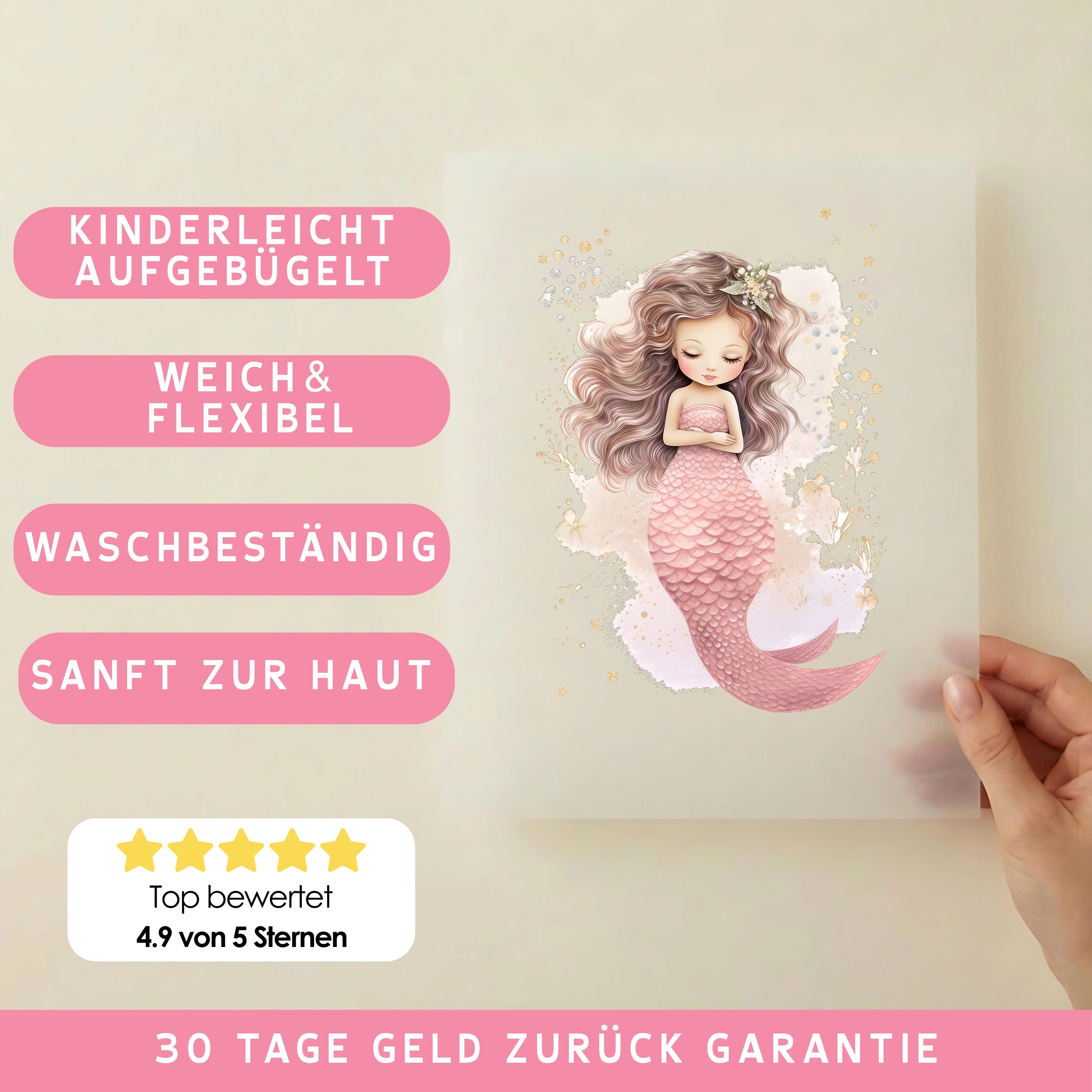 Bügelbild Meerjungfrau Alina