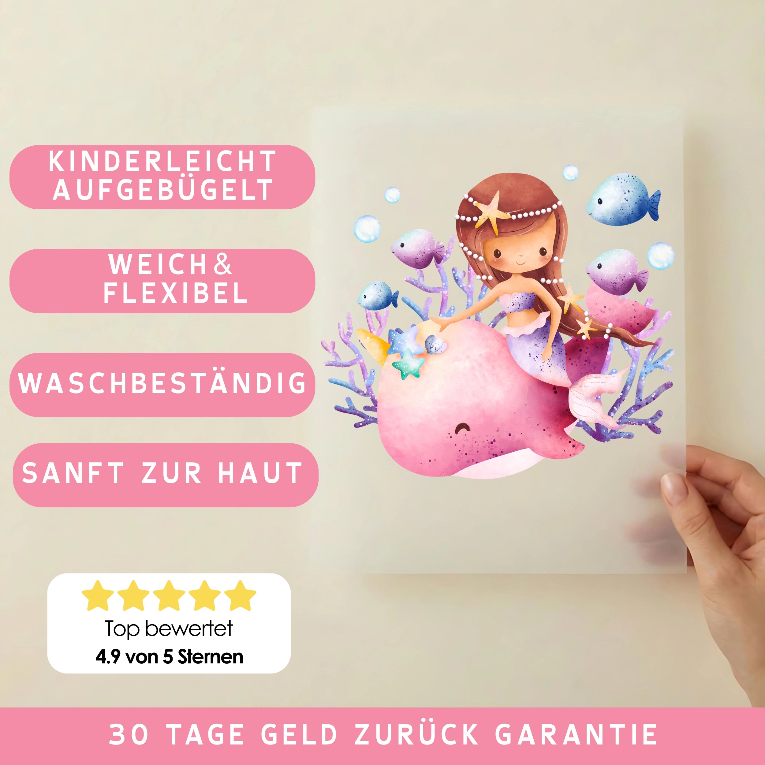 Bügelbild Meerjungfrau Lilara