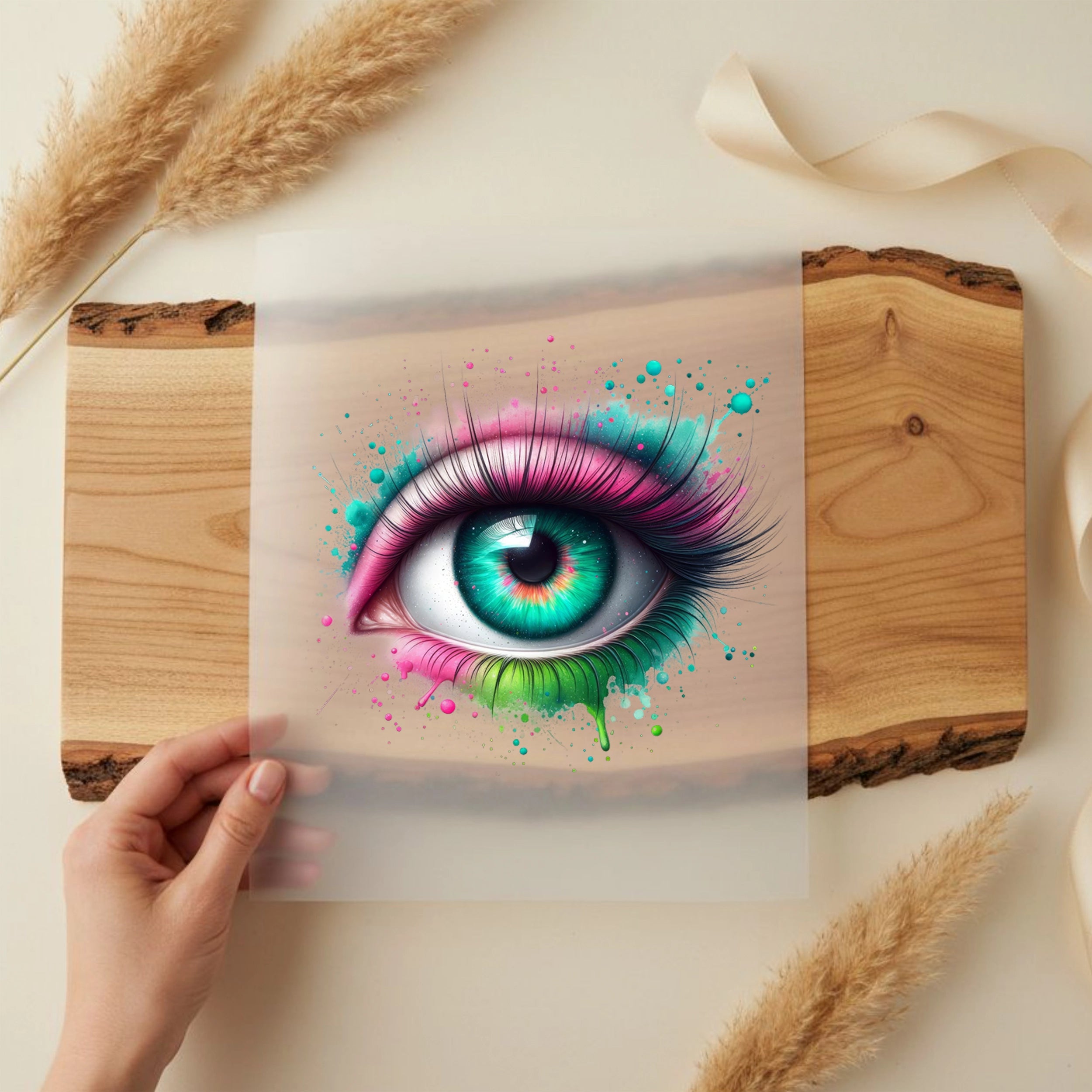 Bügelbild Auge der Fantasie