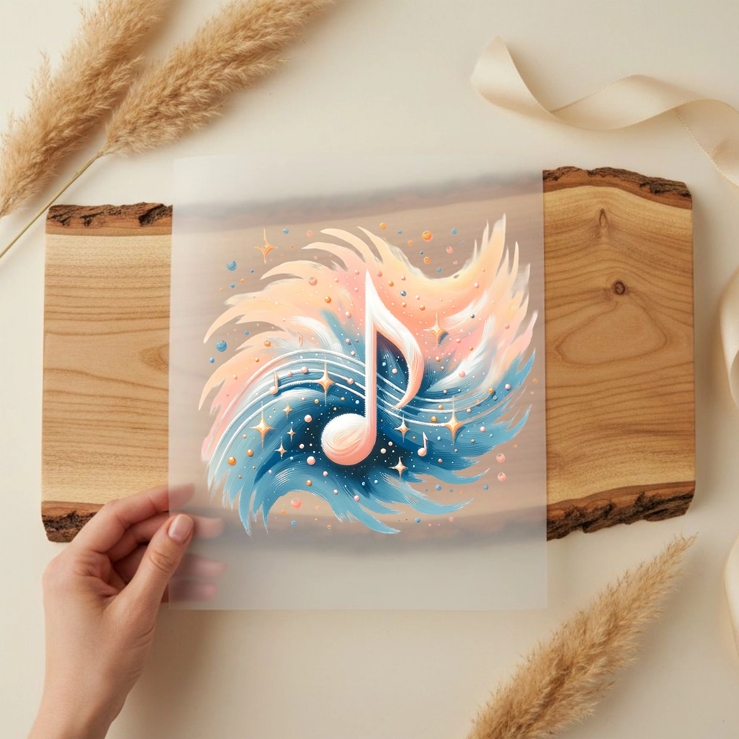 Bügelbild Pastellklang