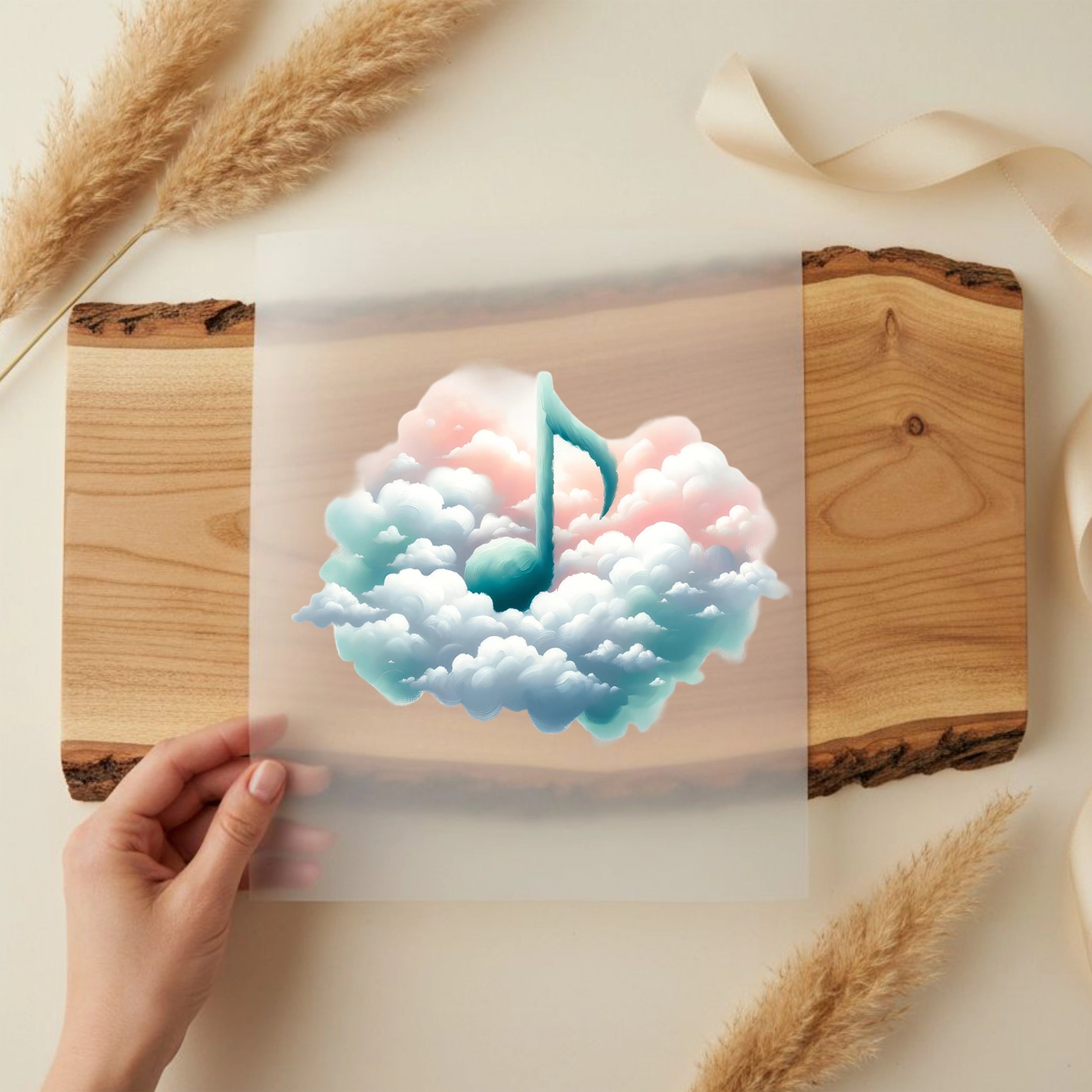 Bügelbild Himmlische Note