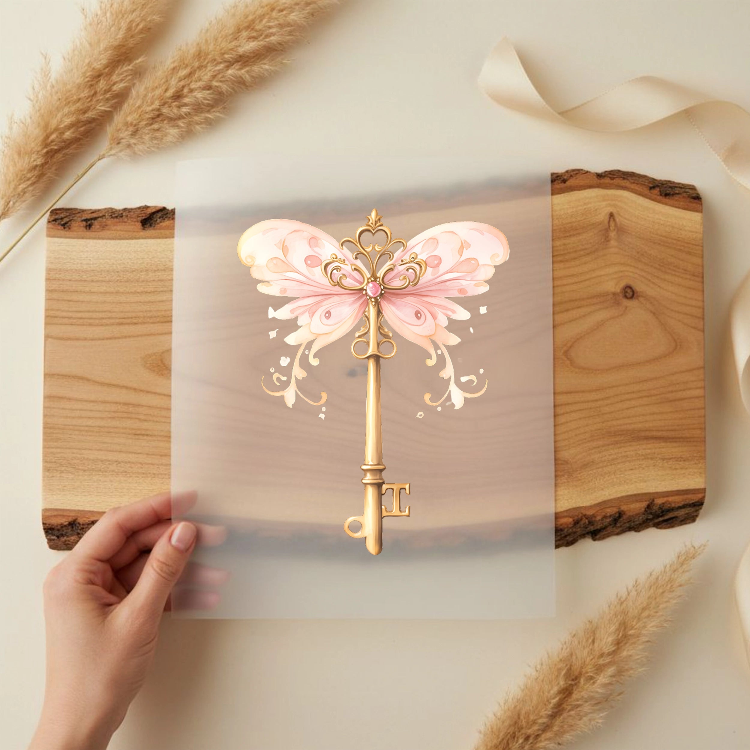 Bügelbild Schlüssel der Magie