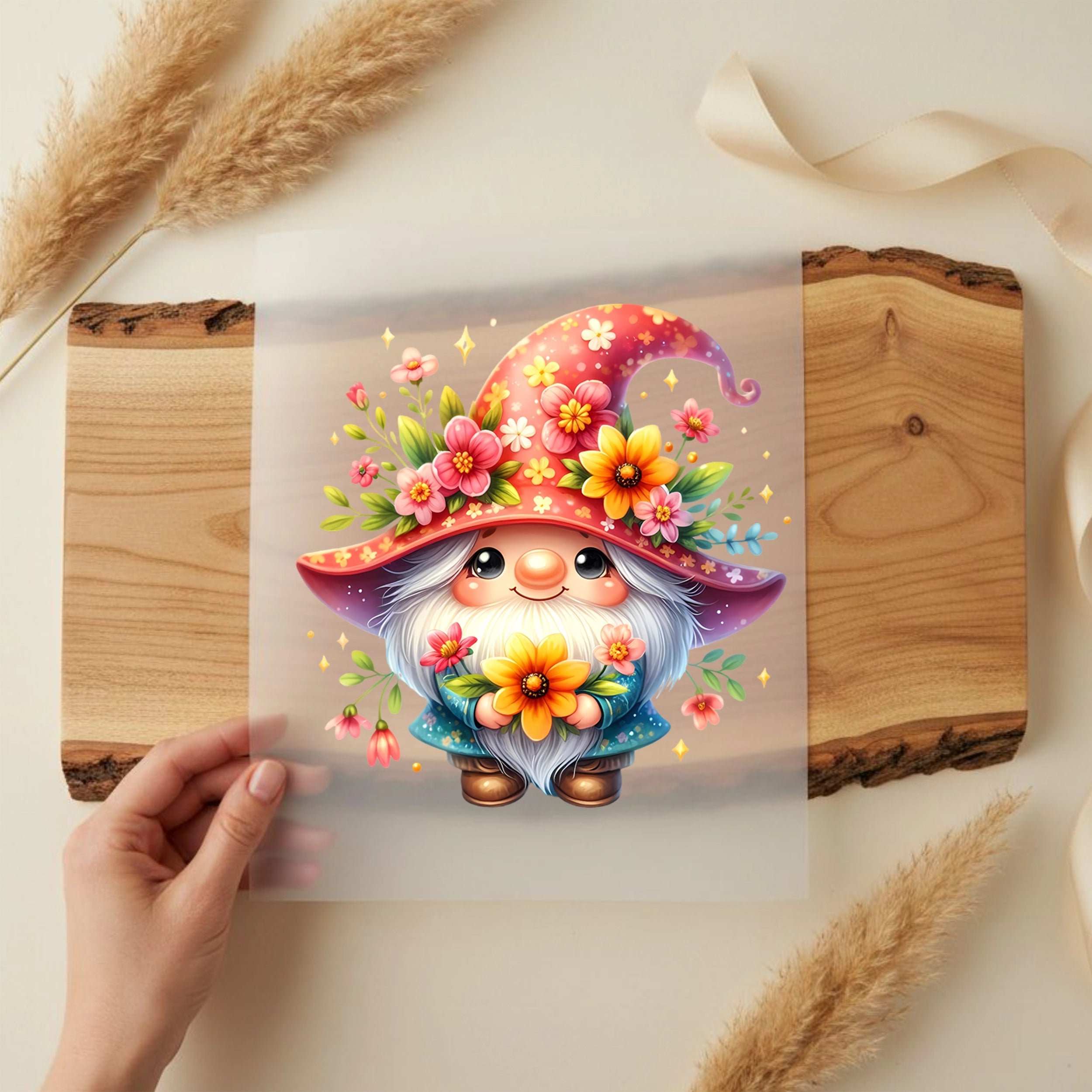 Bügelbild Blütenzwerg