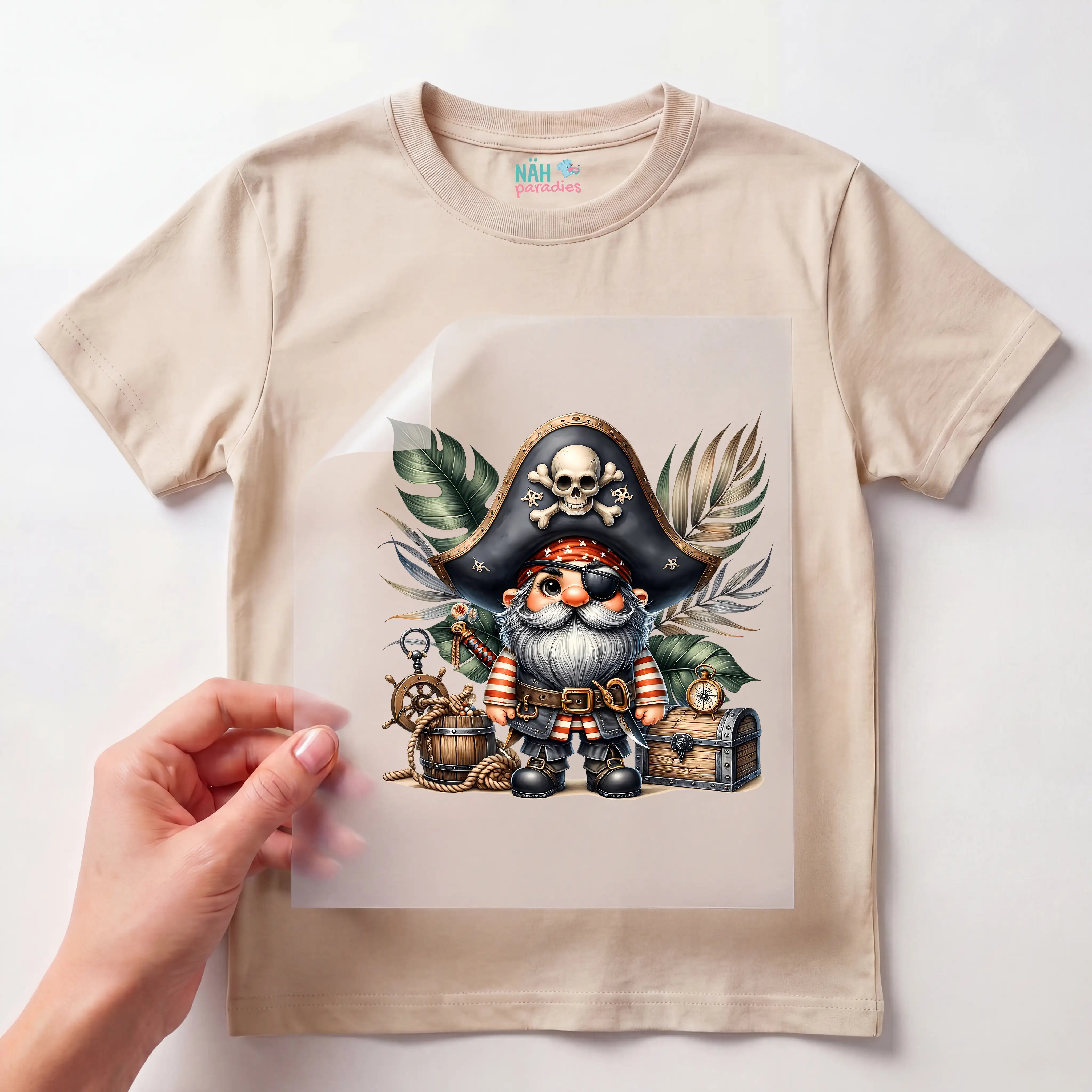 Bügelbild Piratenwichtel