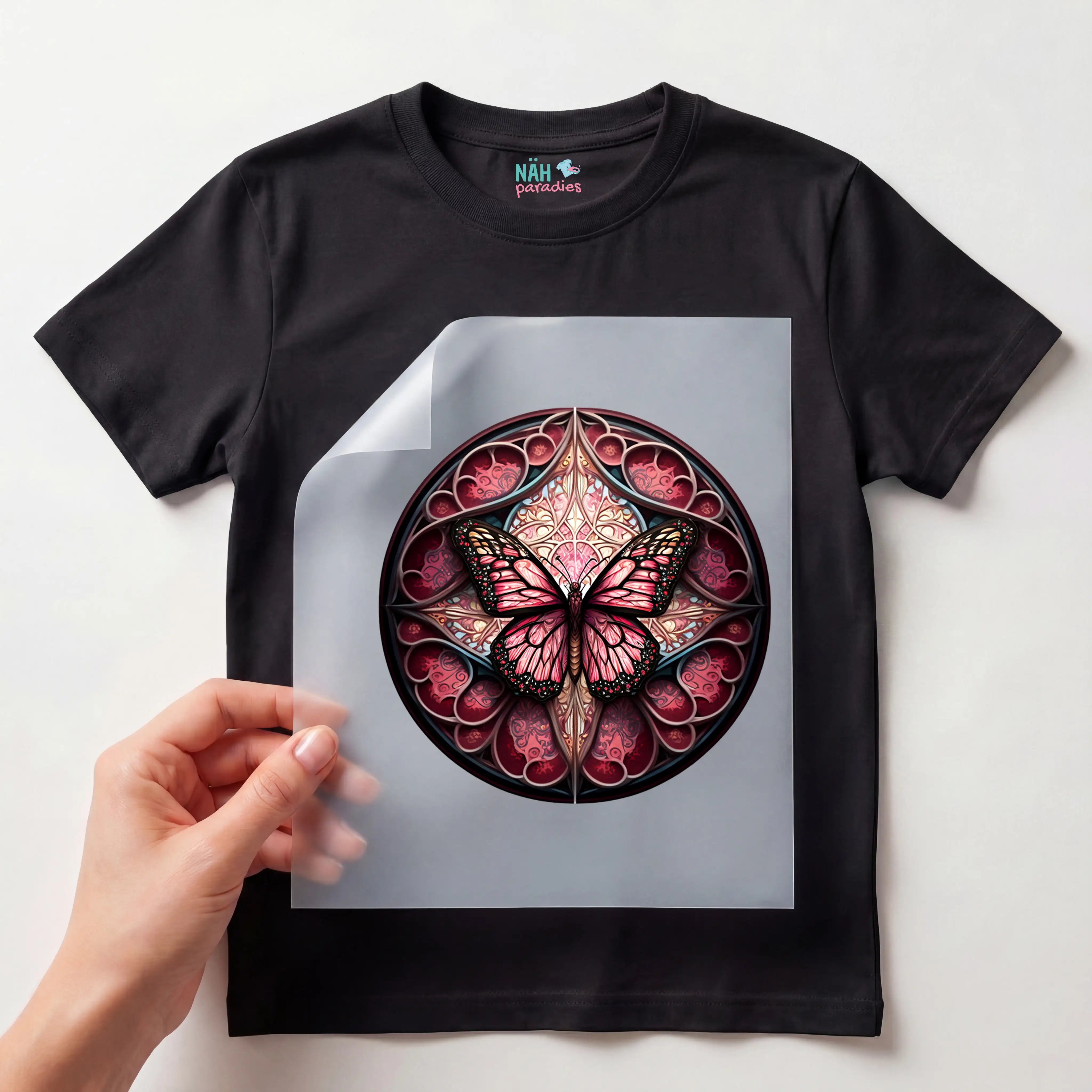 Bügelbild Schmetterling Echo