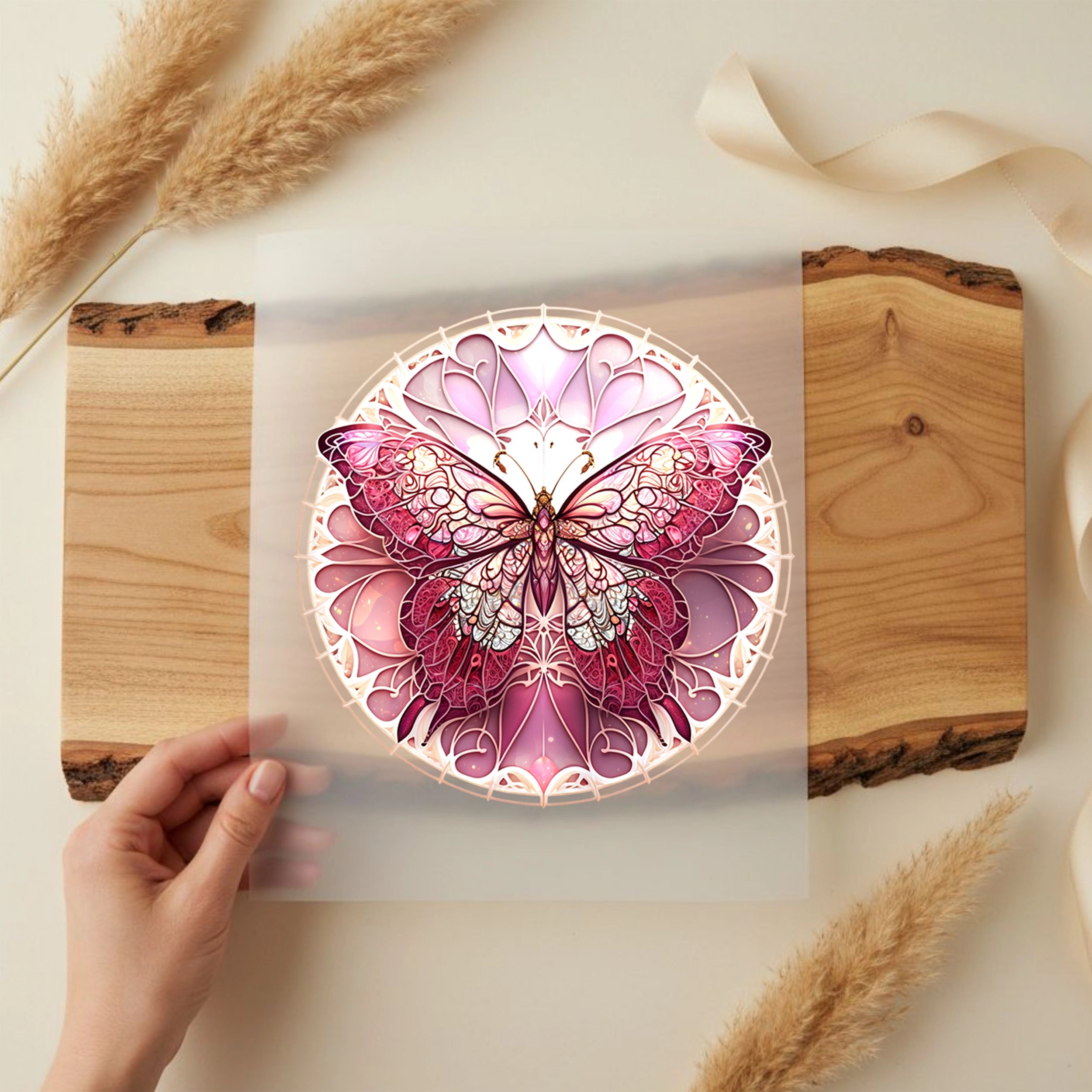 Bügelbild Schmetterling Harmony