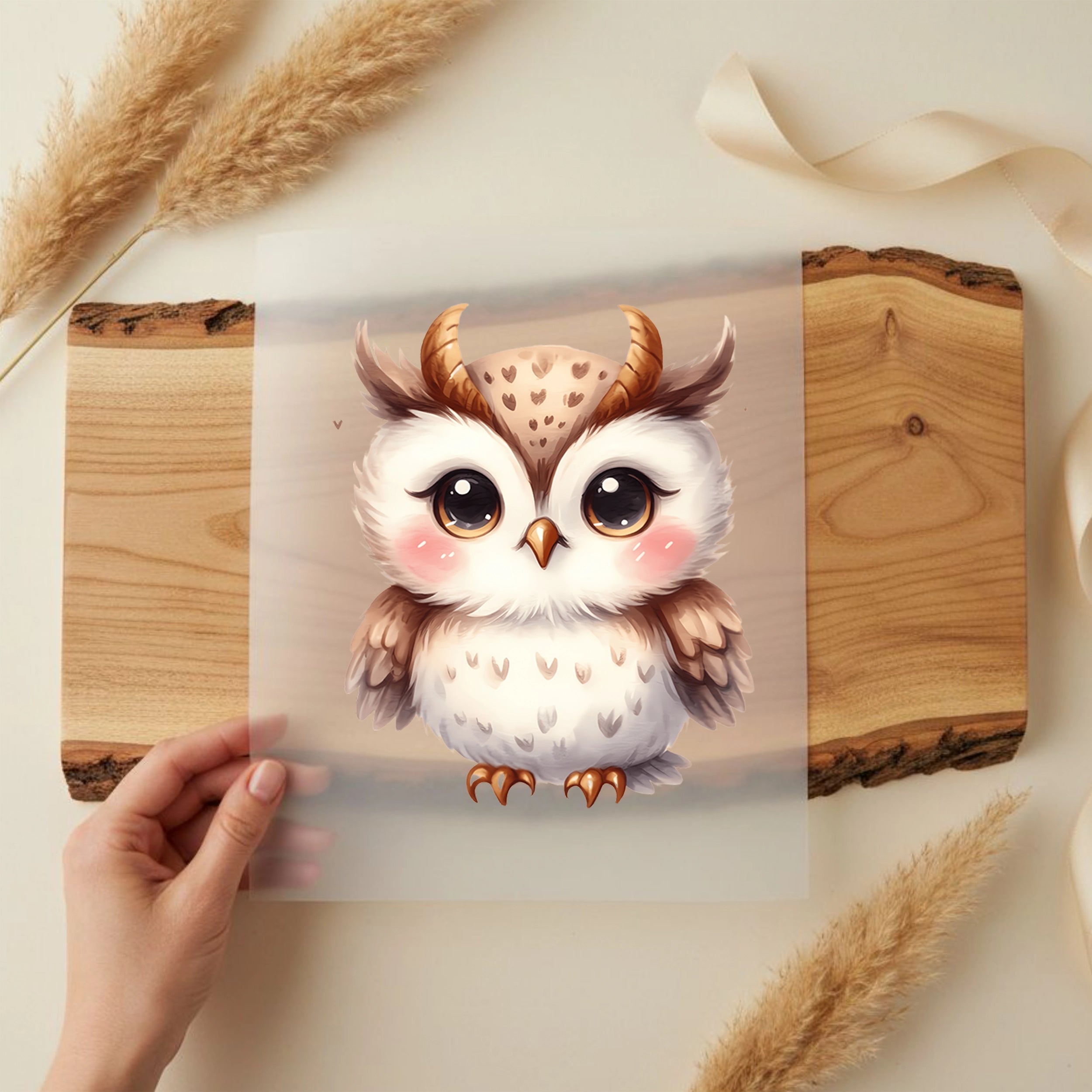 Bügelbild Süße Babyeule