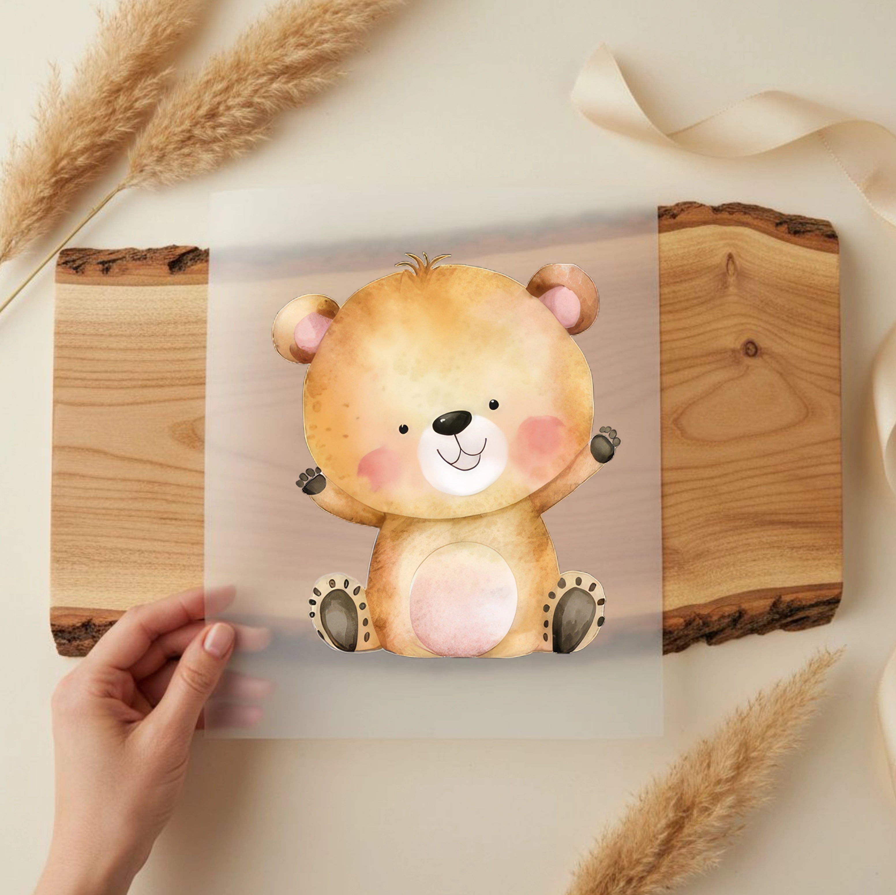 Bügelbild Bär Olli