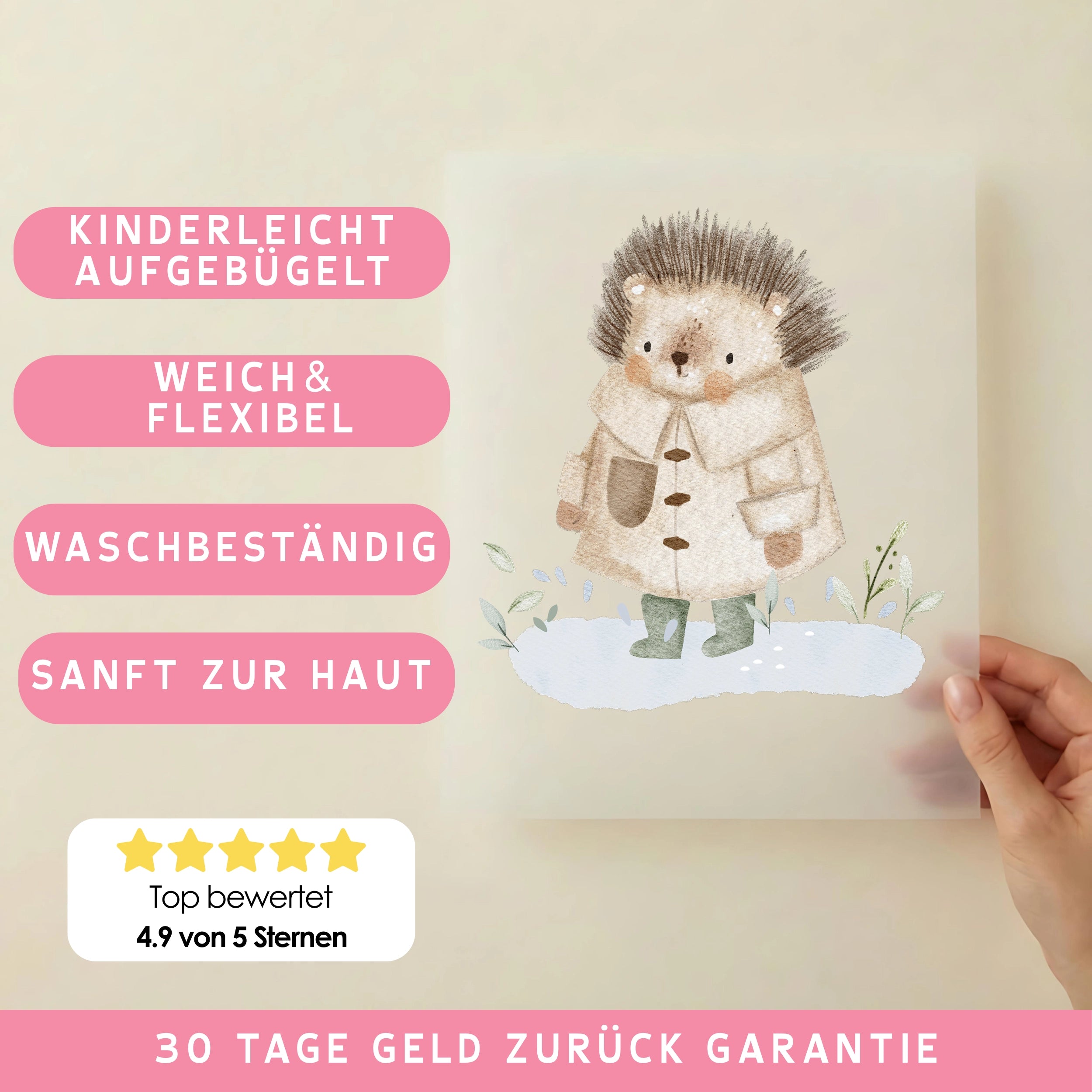 Bügelbild Gorge Igel