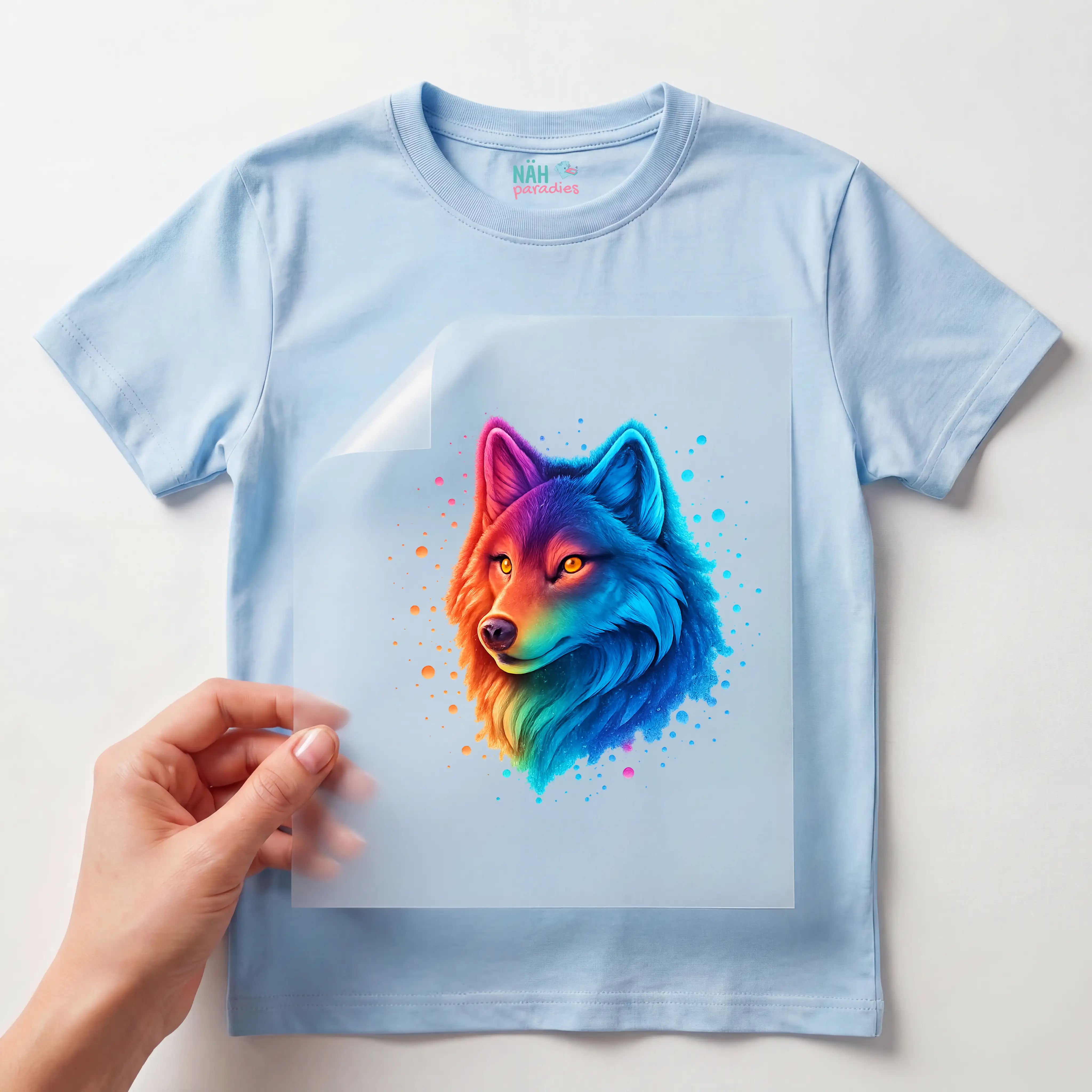 Bügelbild Magischer Wolf