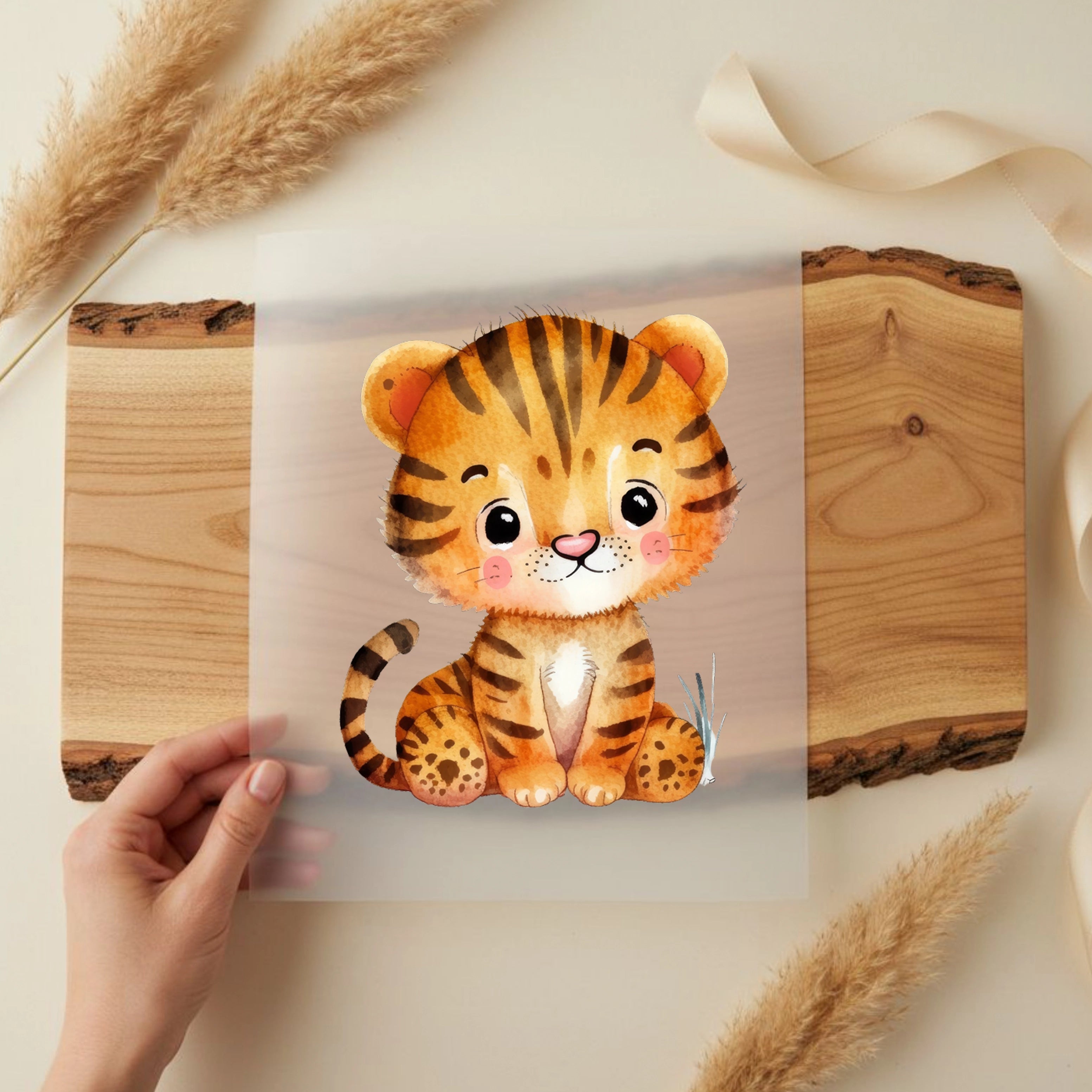 Bügelbild Tiger Baby Tom