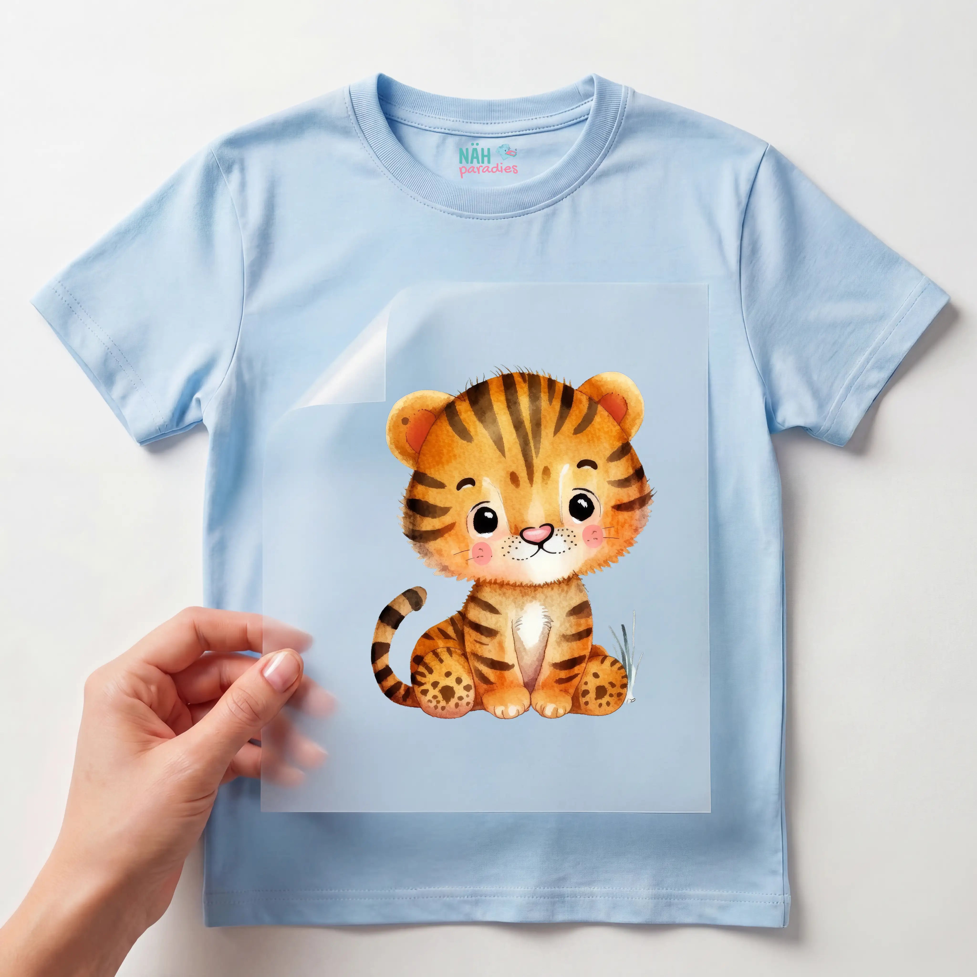 Bügelbild Tiger Baby Tom