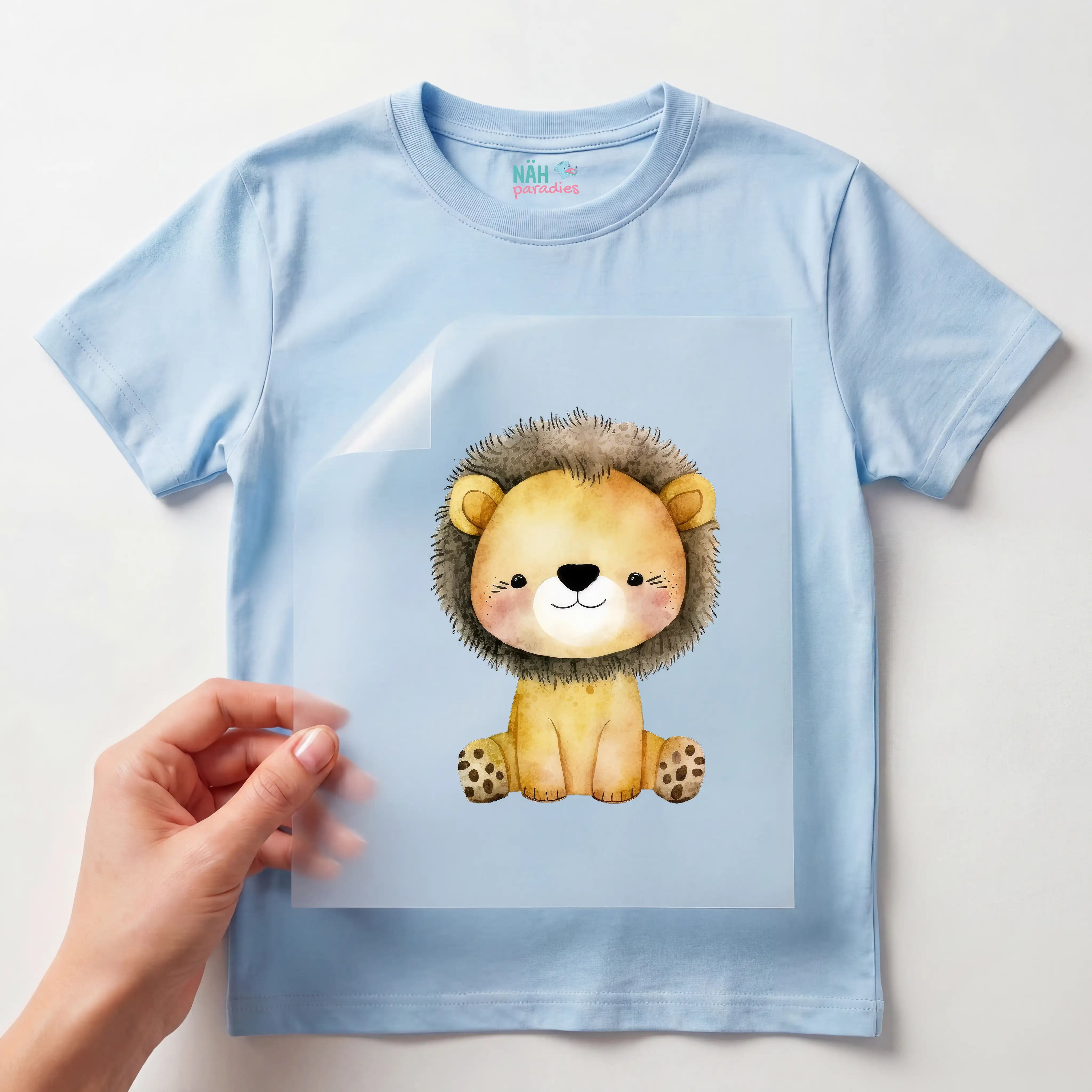 Bügelbild Löwe Baby Milo
