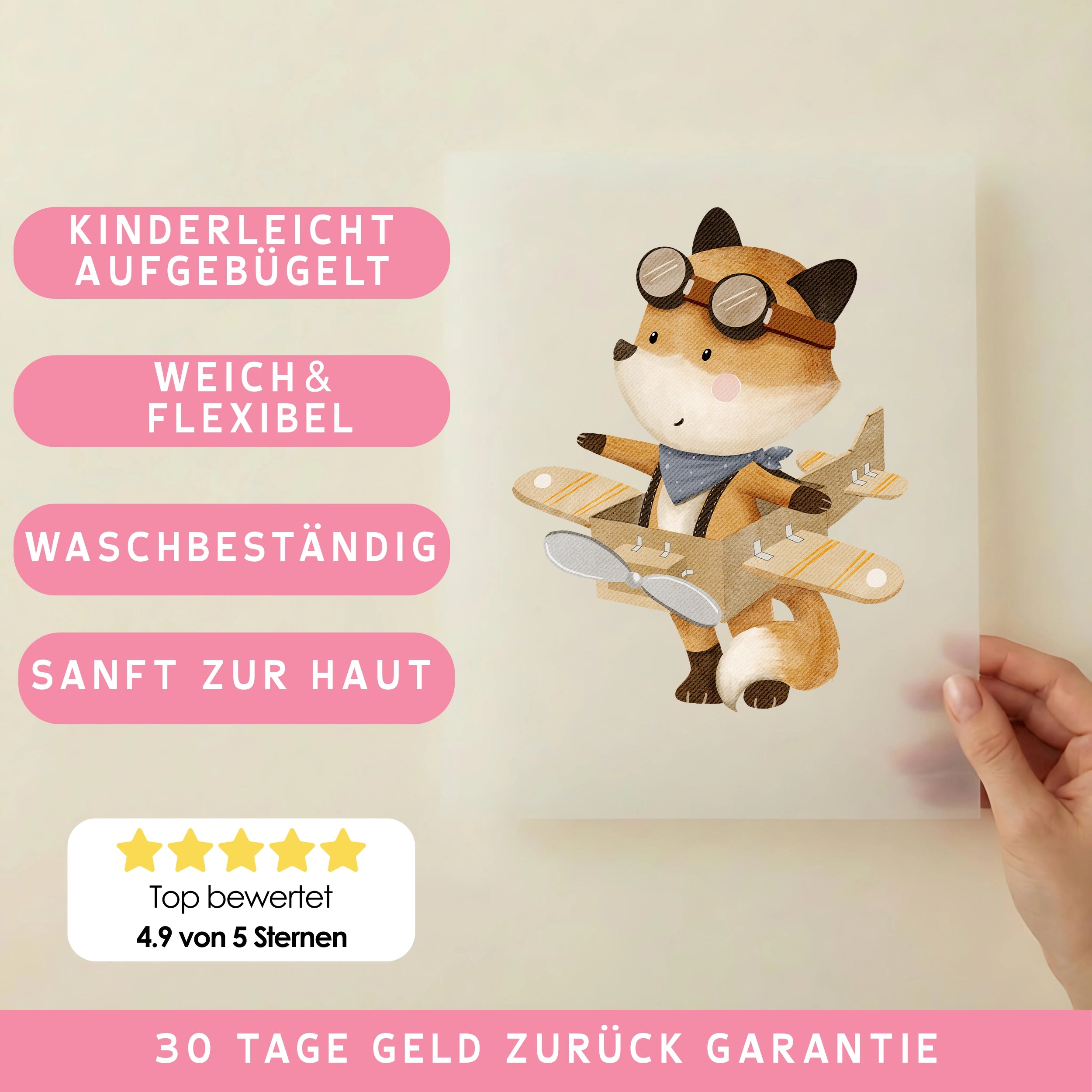 Bügelbild Skyfox Fuchs