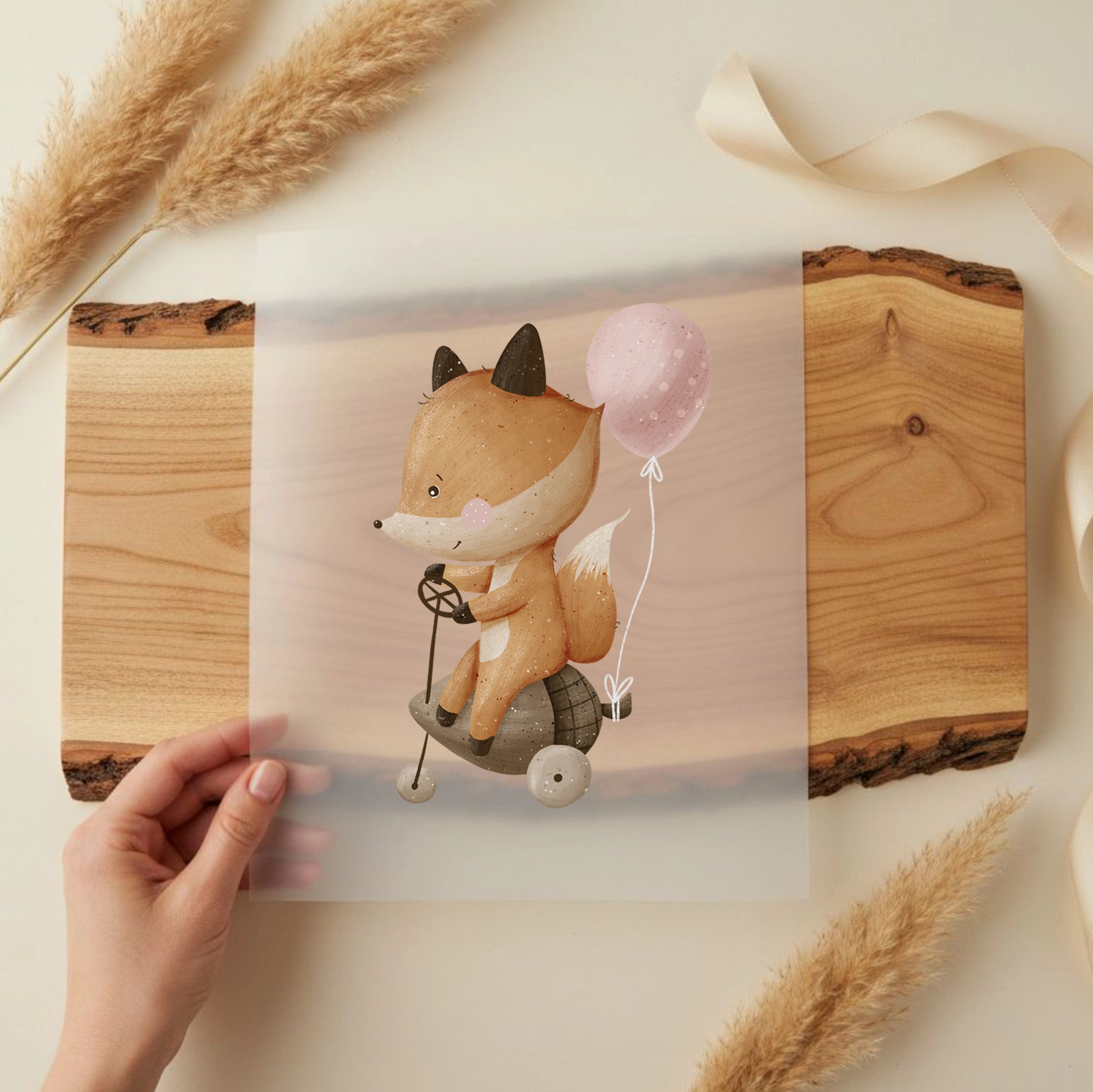 Bügelbild Tierische Herbstfahrt