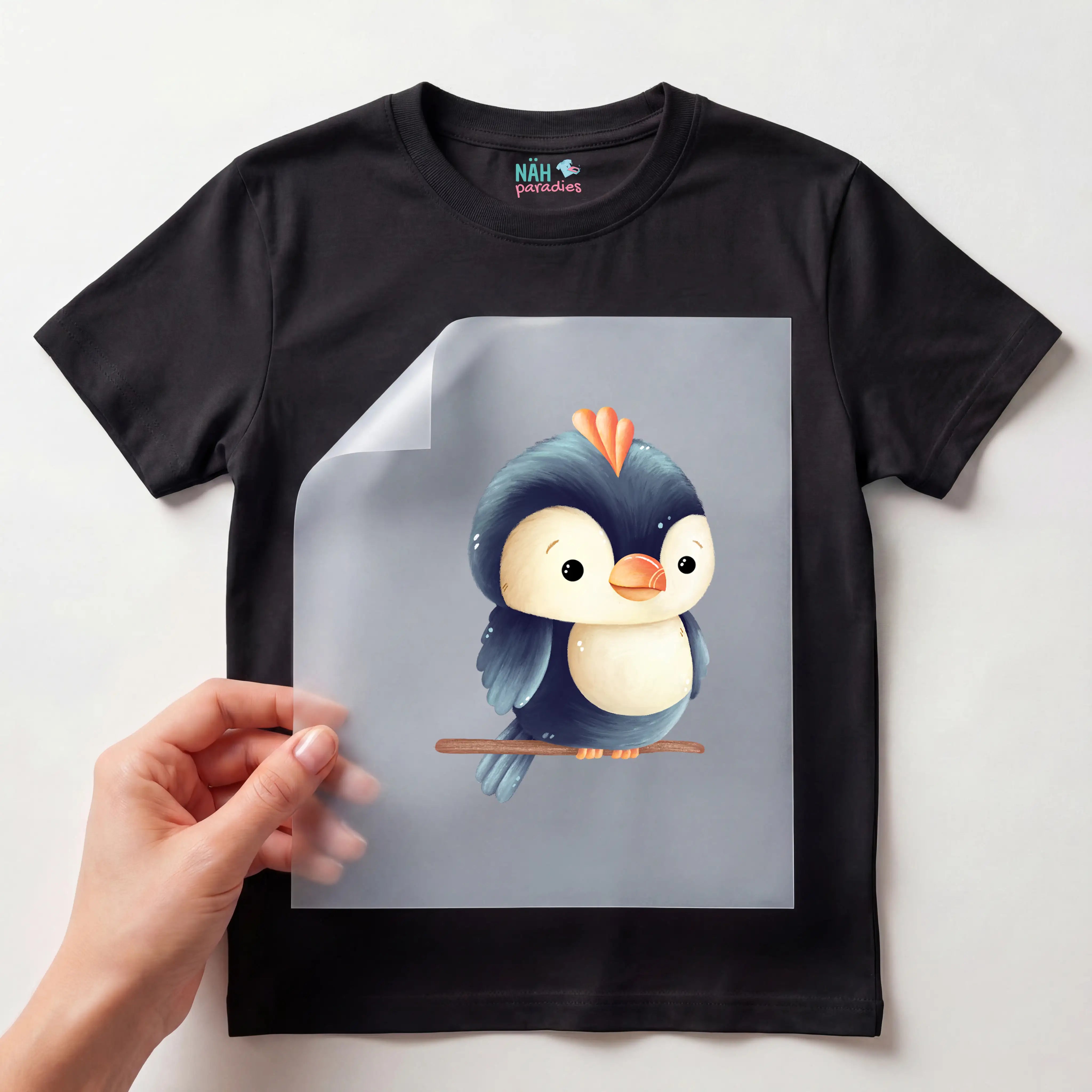 Bügelbild Baby Tukan