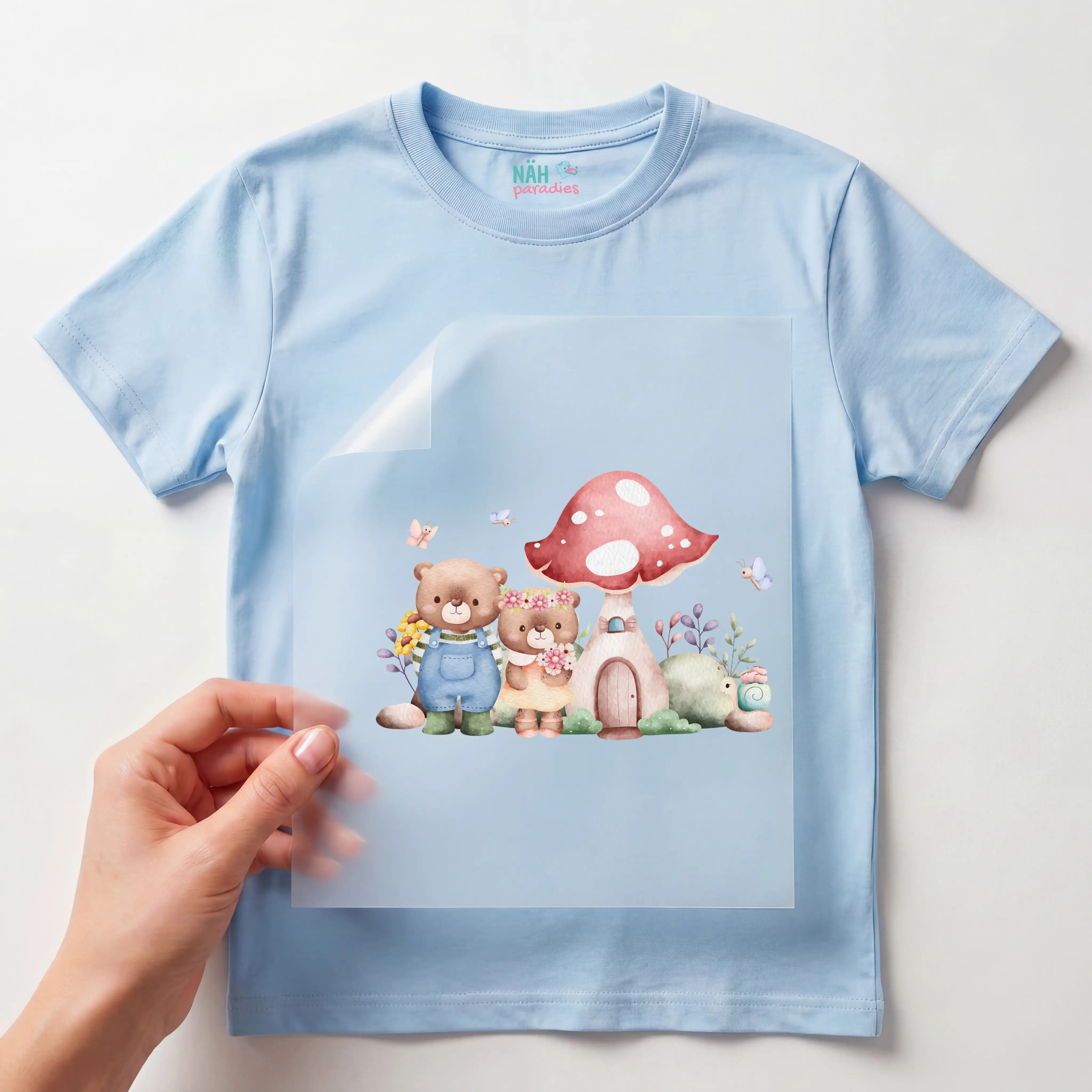 Bügelbild Bärchen Pärchen