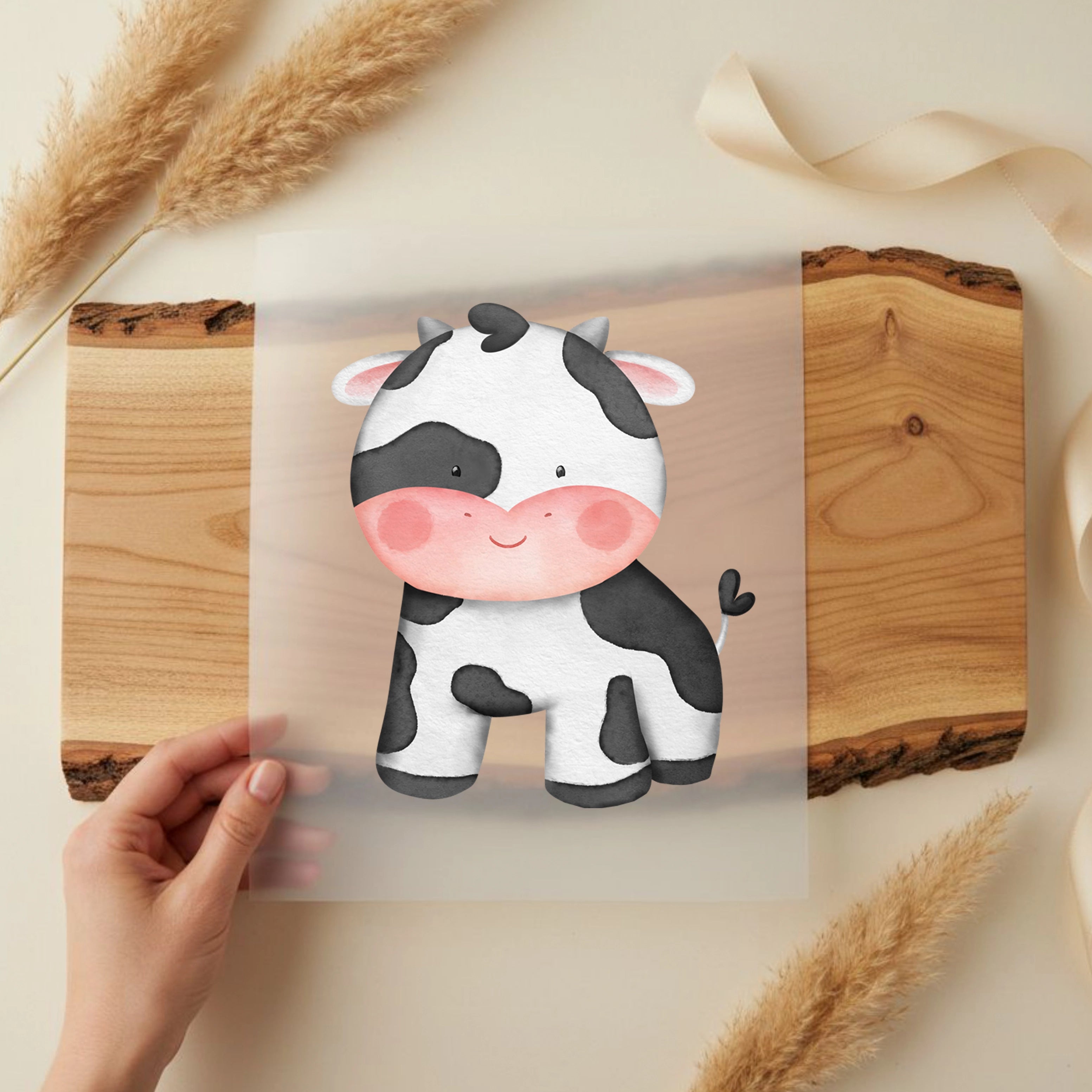 Bügelbild Muh Kuh Enni