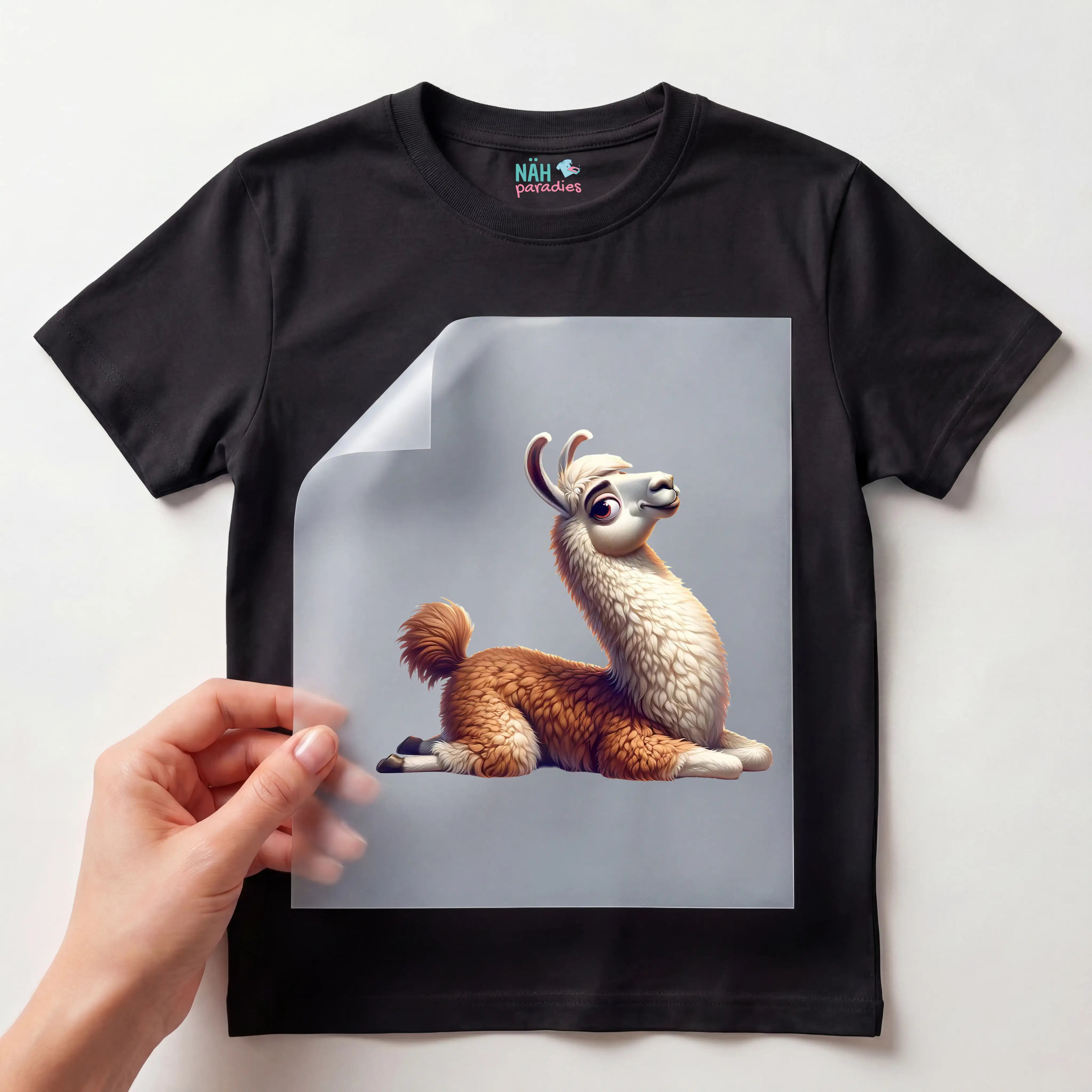 Bügelbild Lama Bill