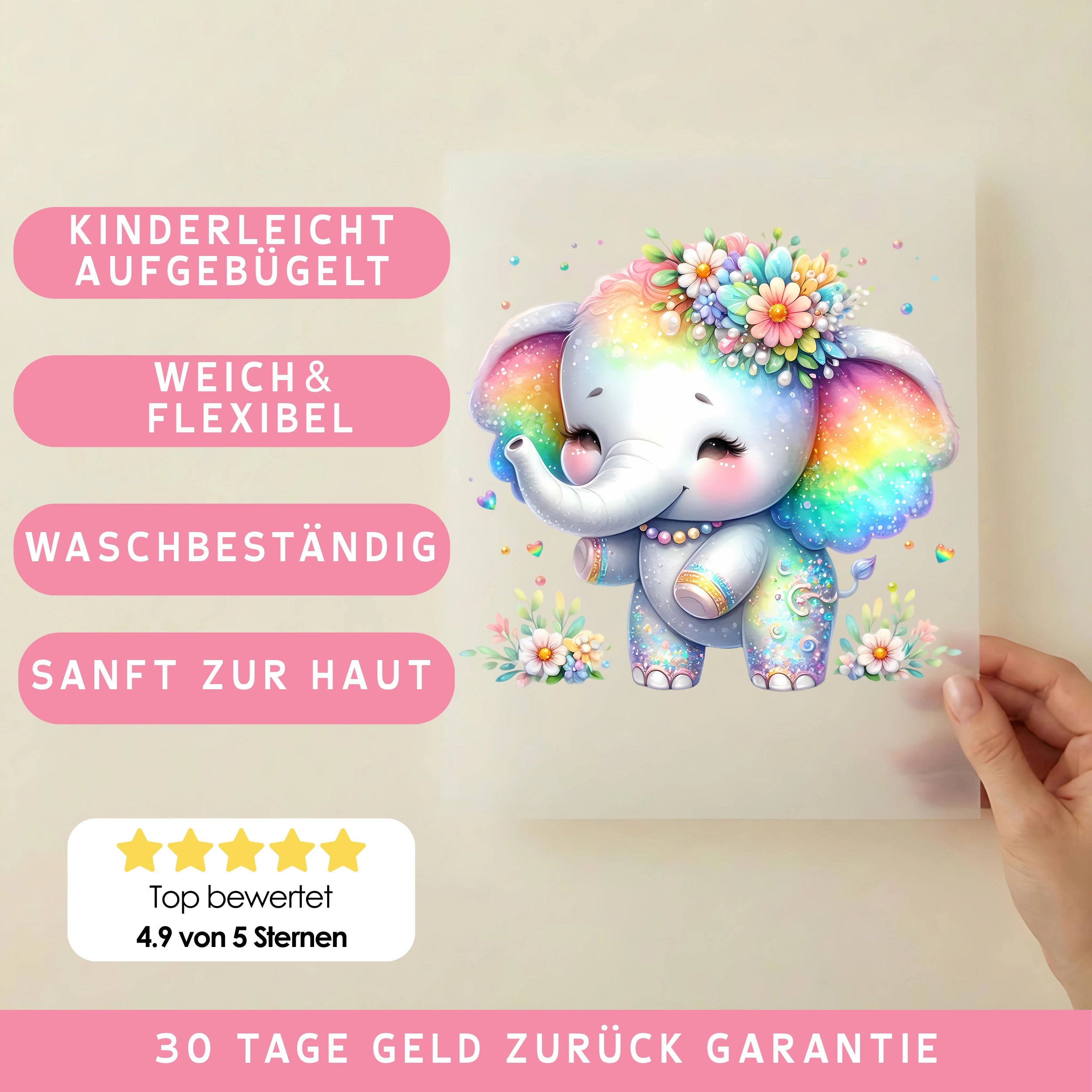 Bügelbild Strahlefand