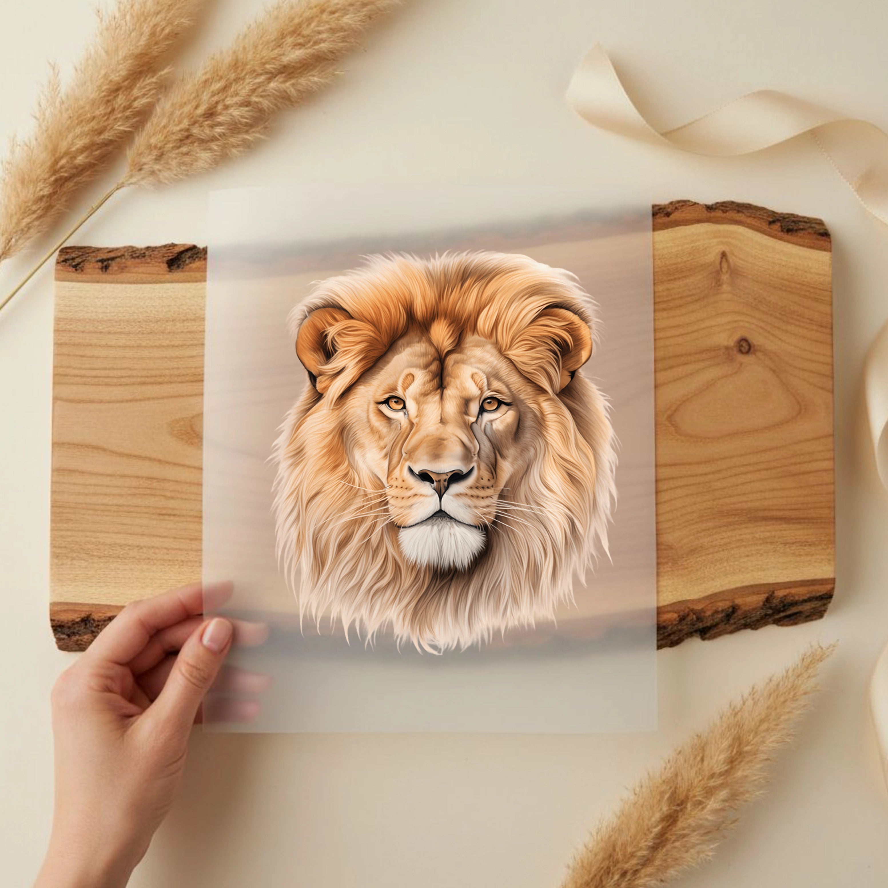 Bügelbild Goldener Jäger