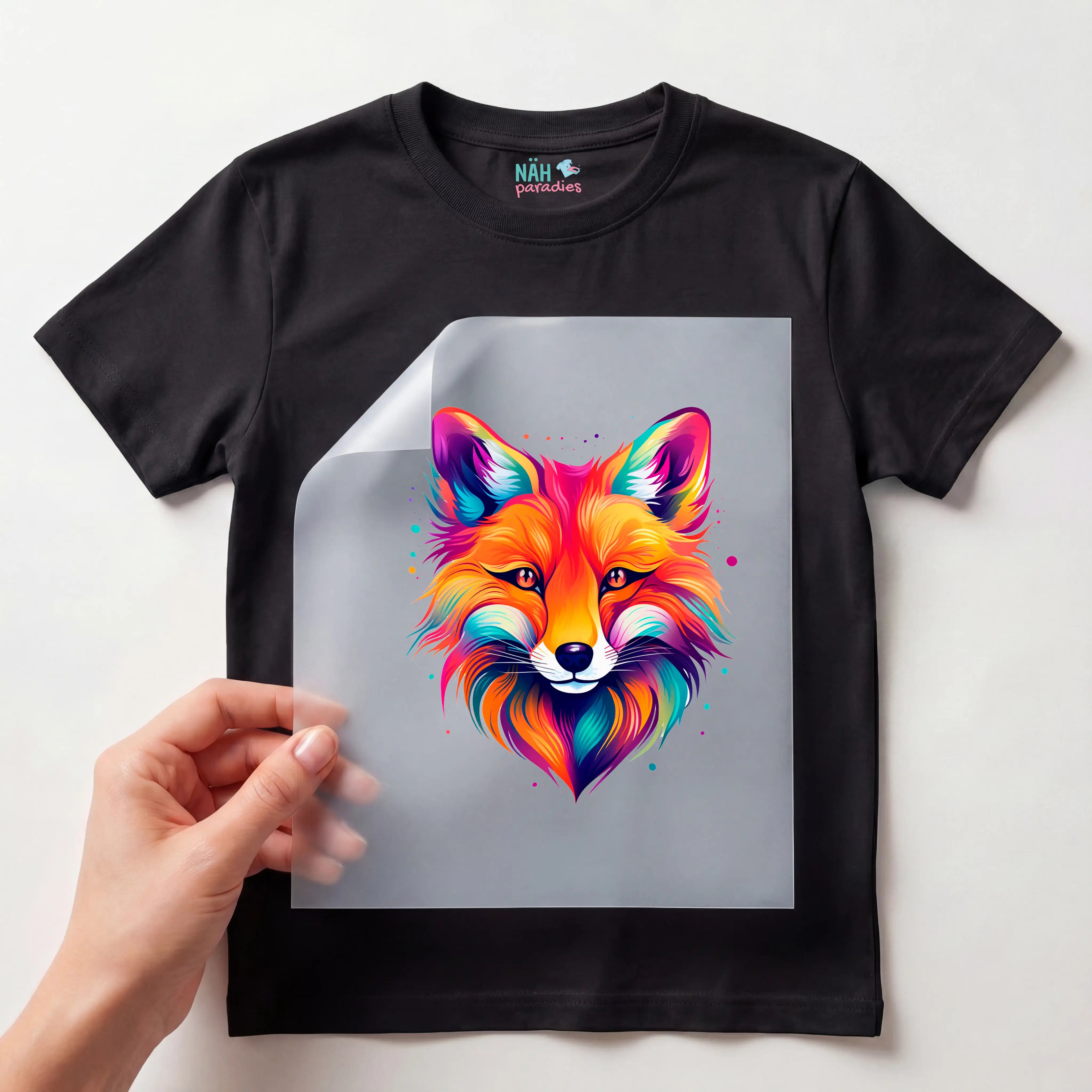 Bügelbild Farbenfuchs