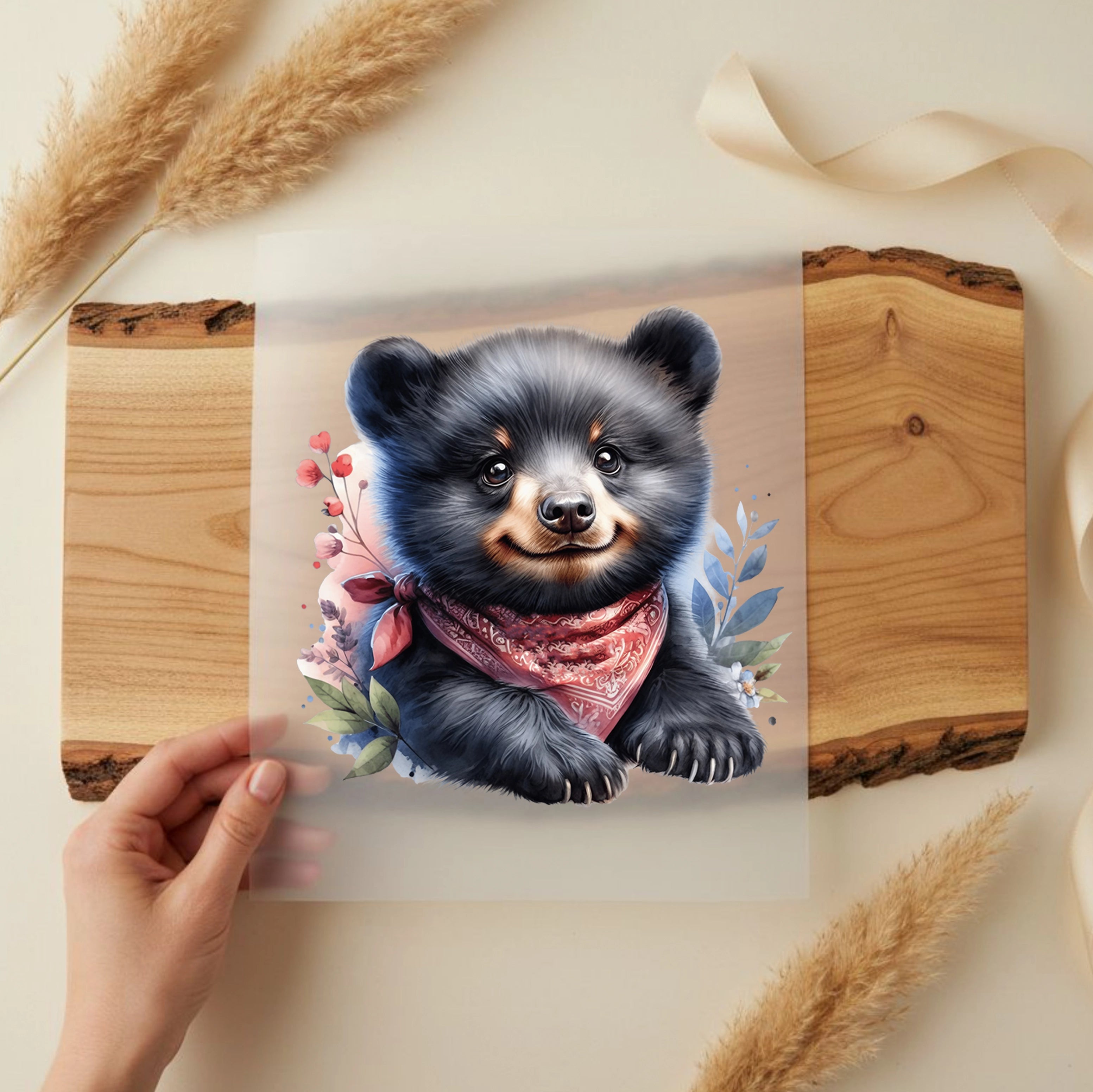 Bügelbild Bärenkind Emil