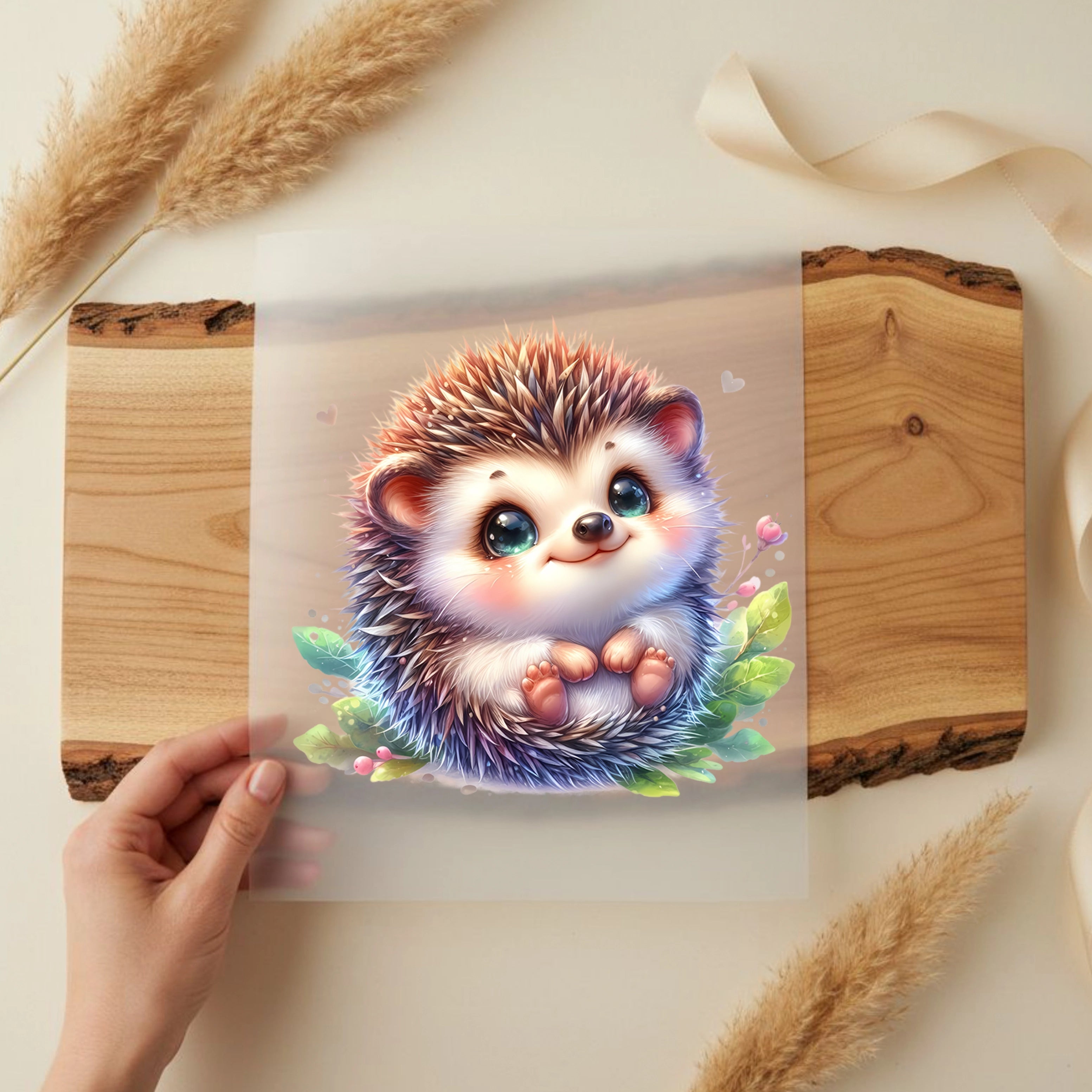 Bügelbild Igelchen Kuschelstacheln