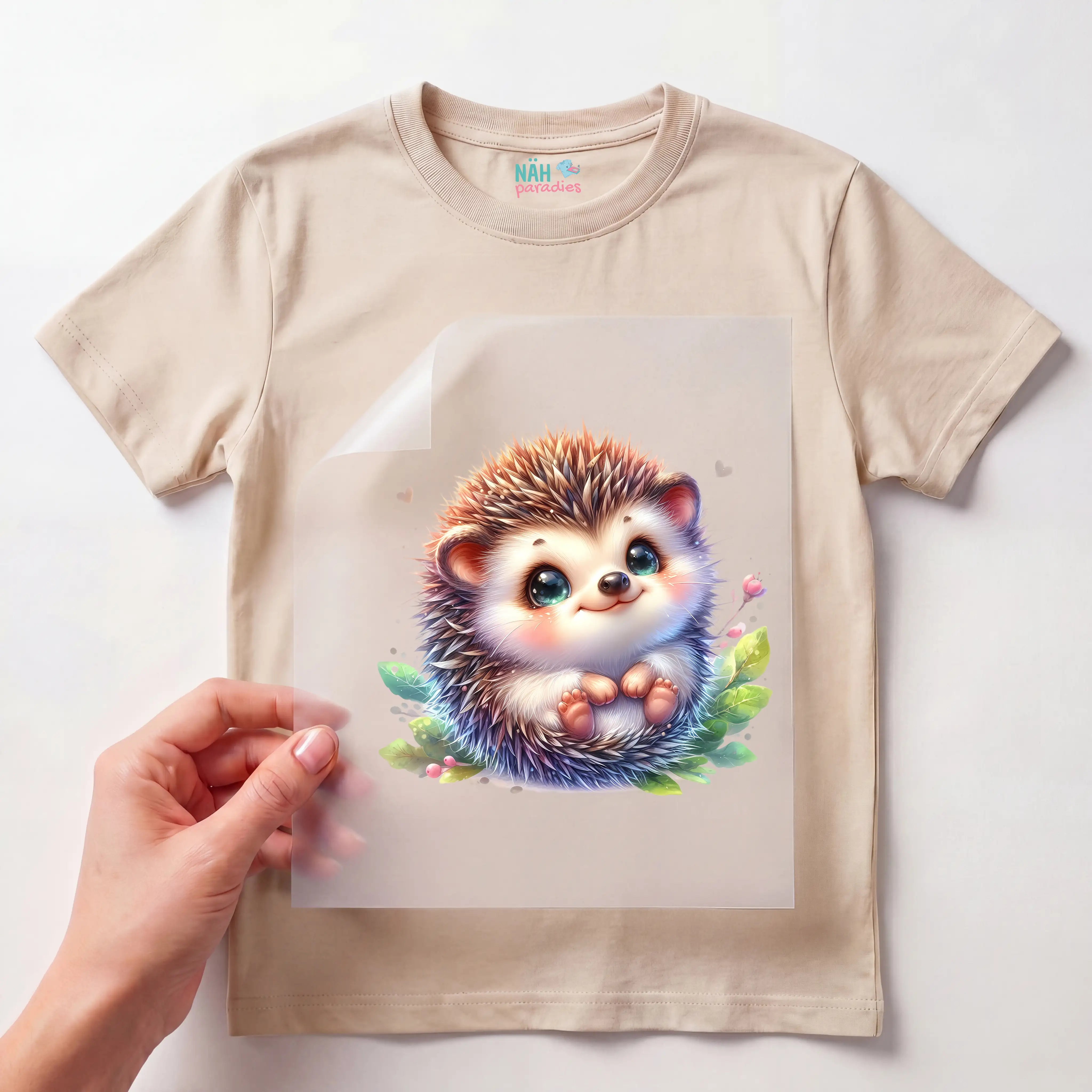 Bügelbild Igelchen Kuschelstacheln