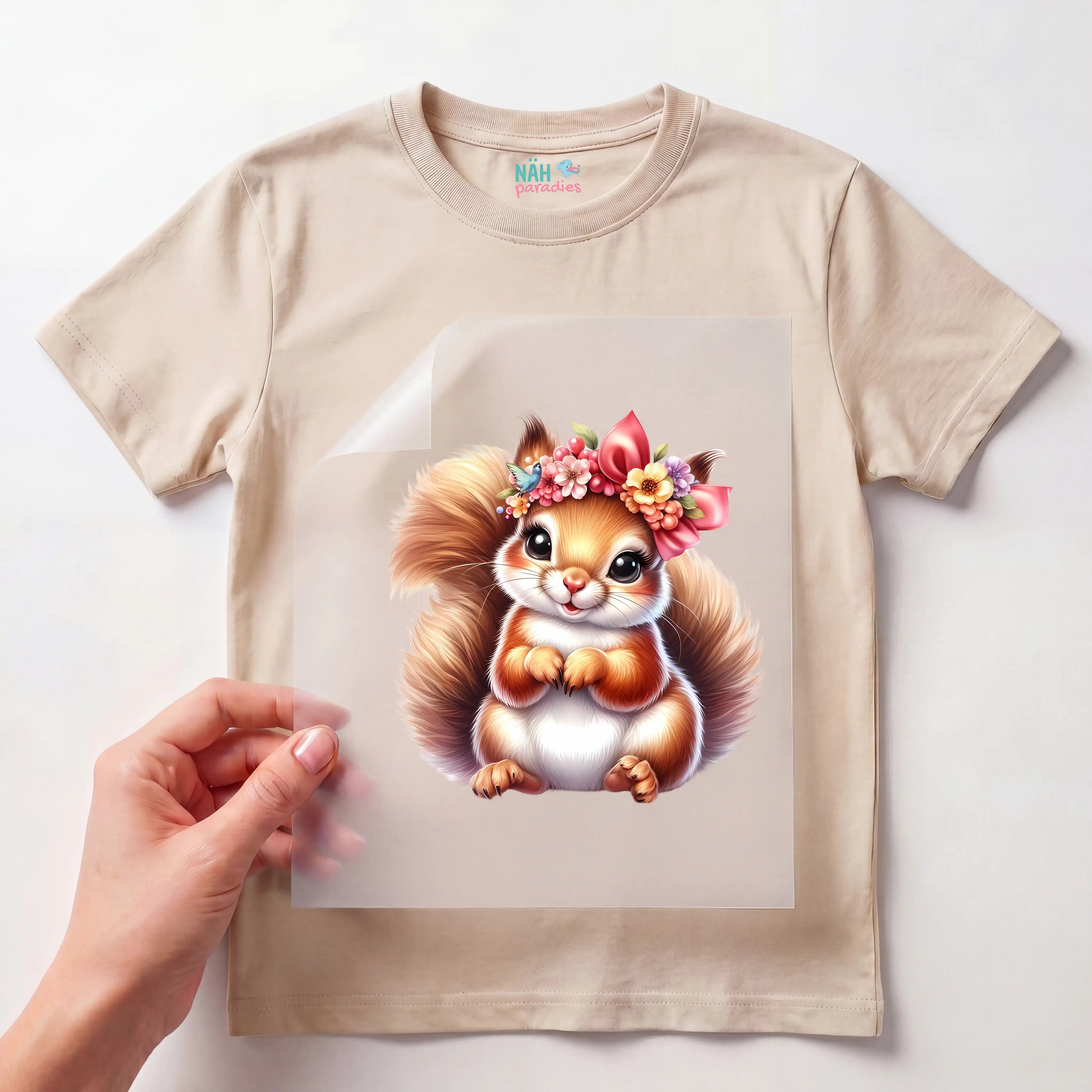 Bügelbild Eichhörnchen Nala Flinkpfötchen