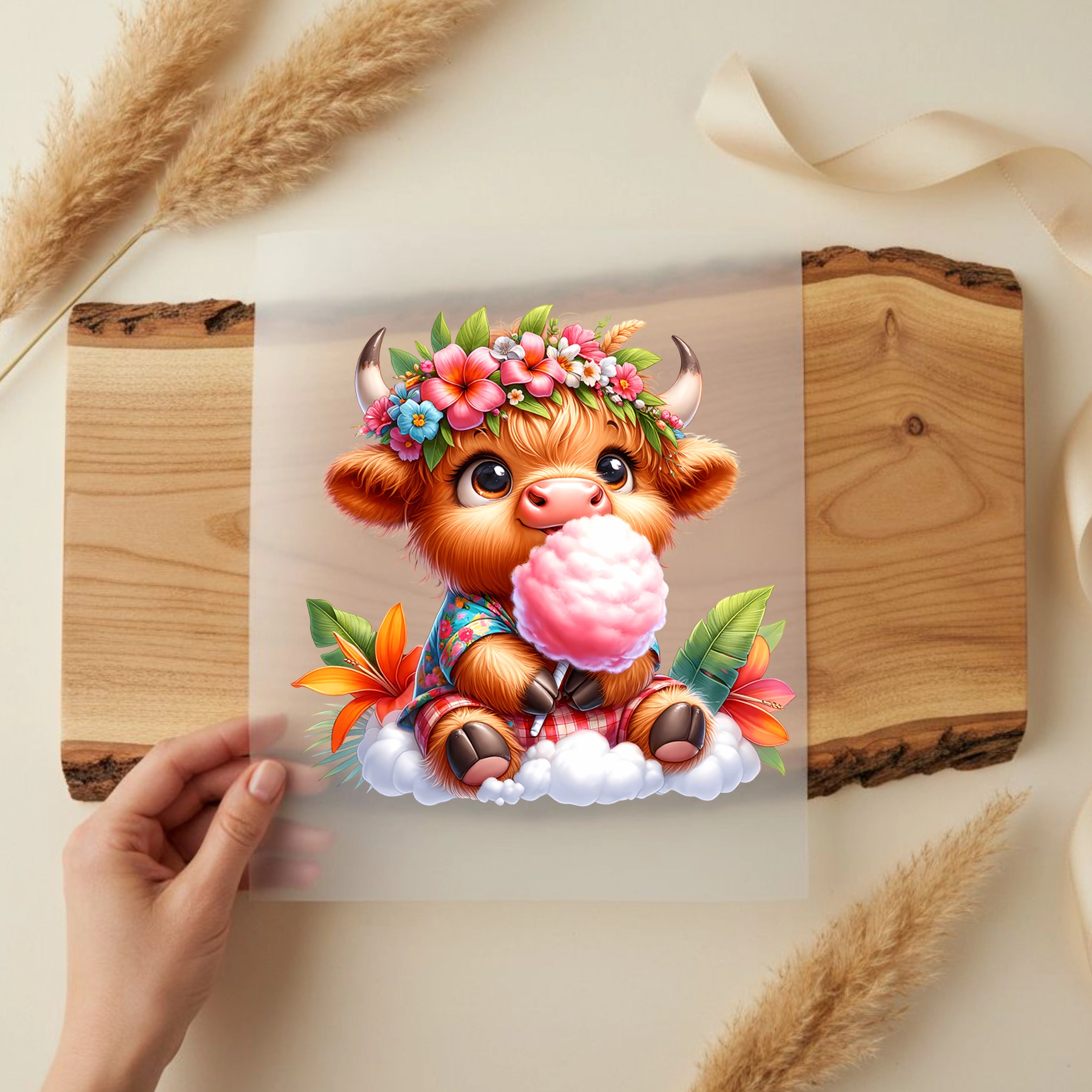 Bügelbild Kuh Luma Zuckernaschi