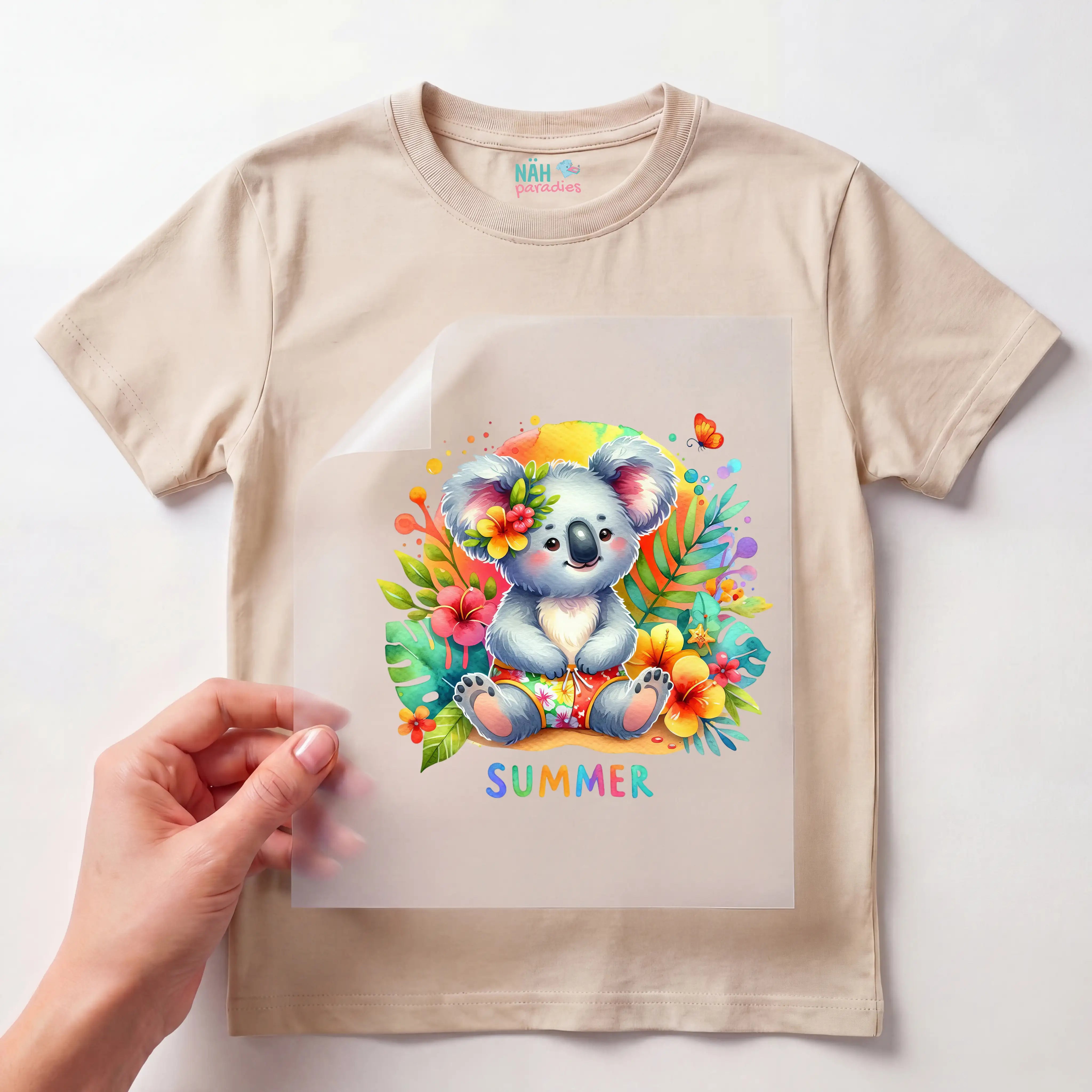 Bügelbild Aloha Koala