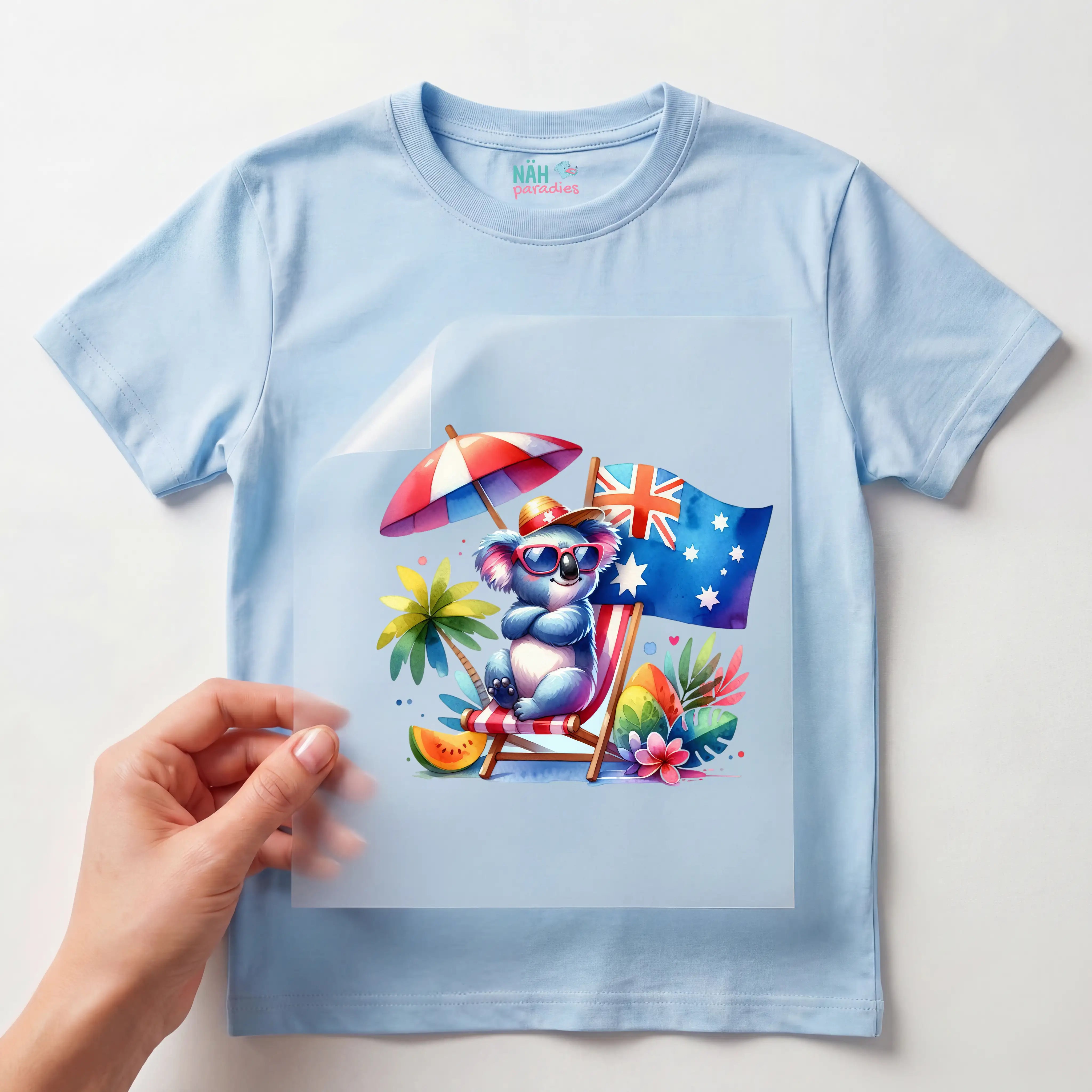 Bügelbild Beach Boss Koala