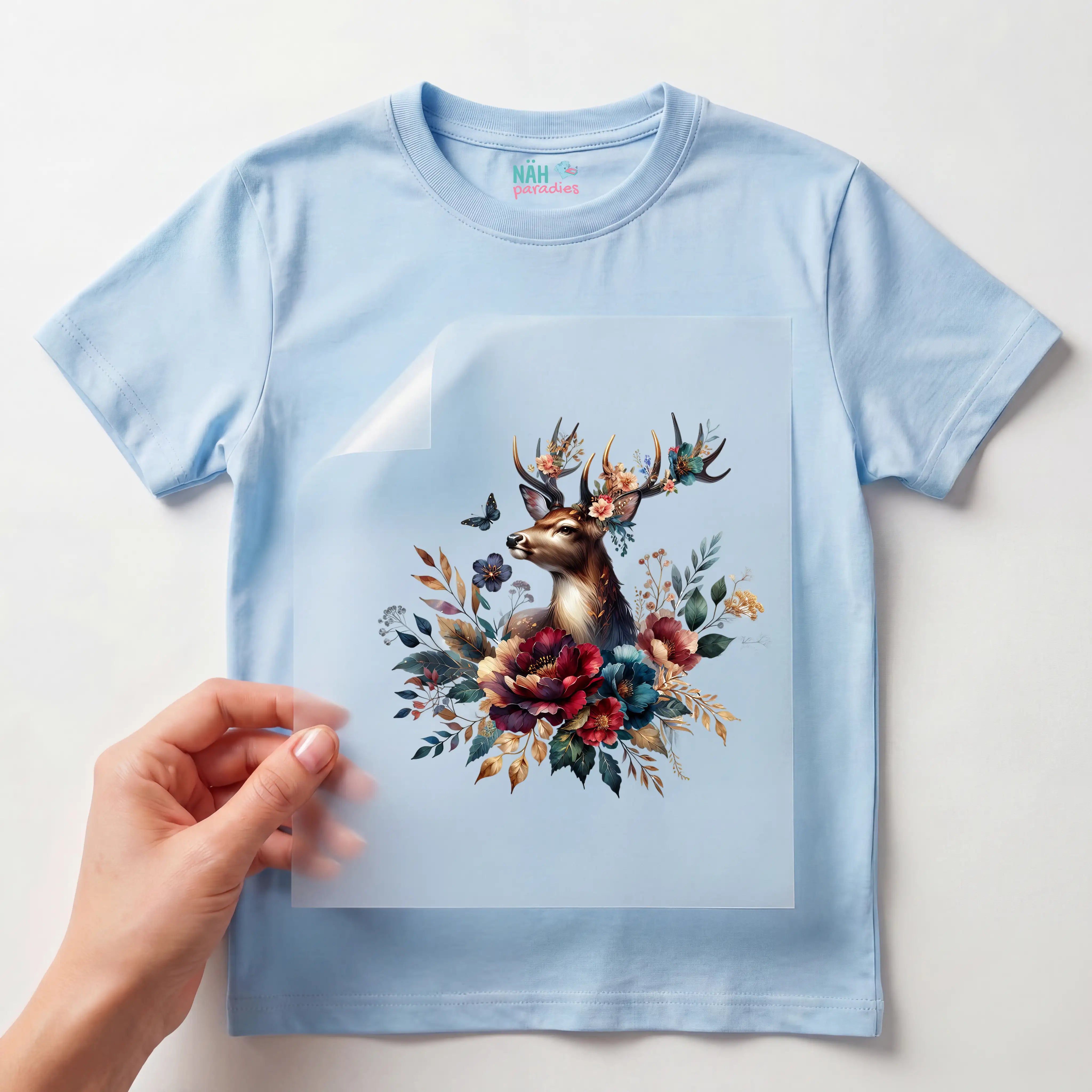 Bügelbild Hirsch der Stille
