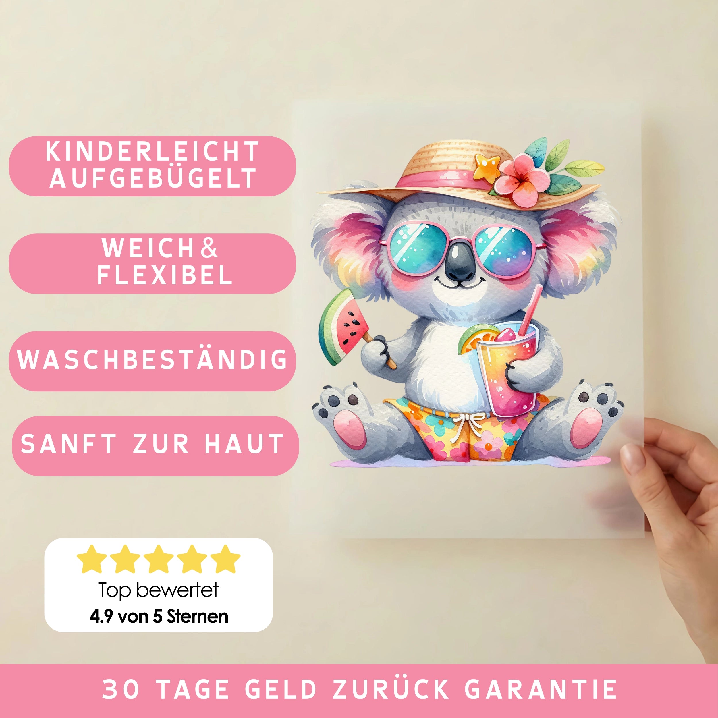 Bügelbild Koala Karibiko